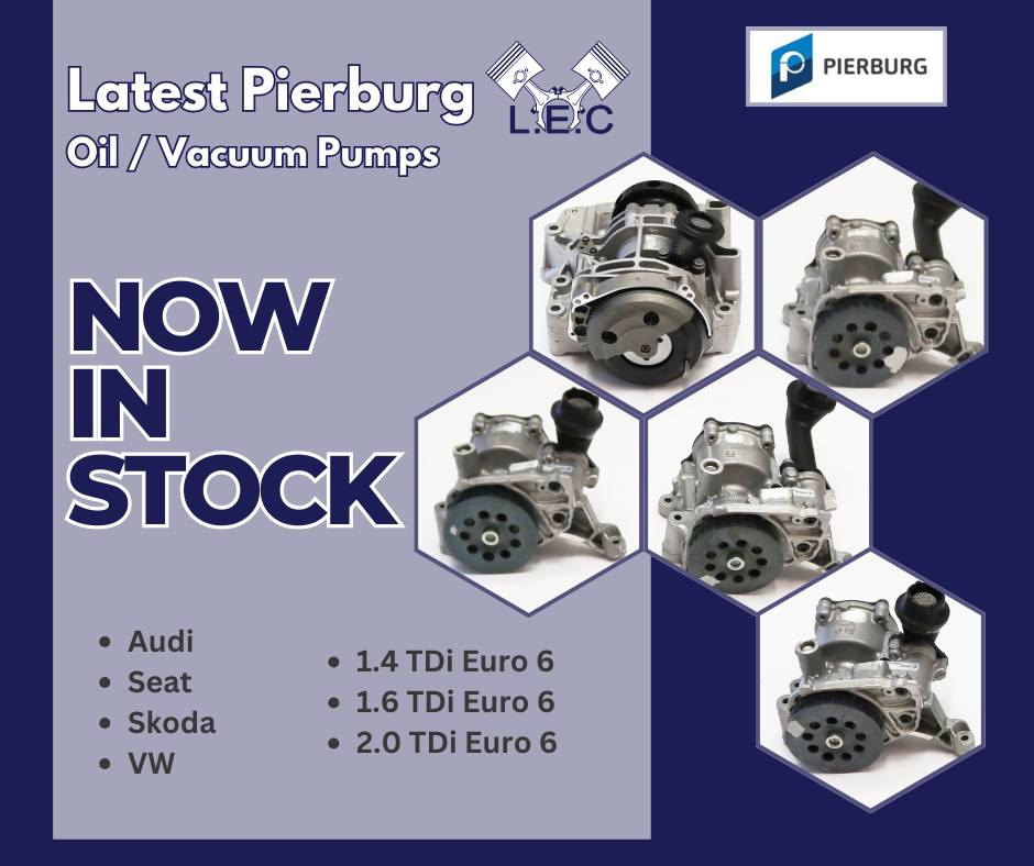 Lymm - 🚨 Now in Stock! 🚨 Latest Pierburg Vacuum & Oil Pumps for top ...