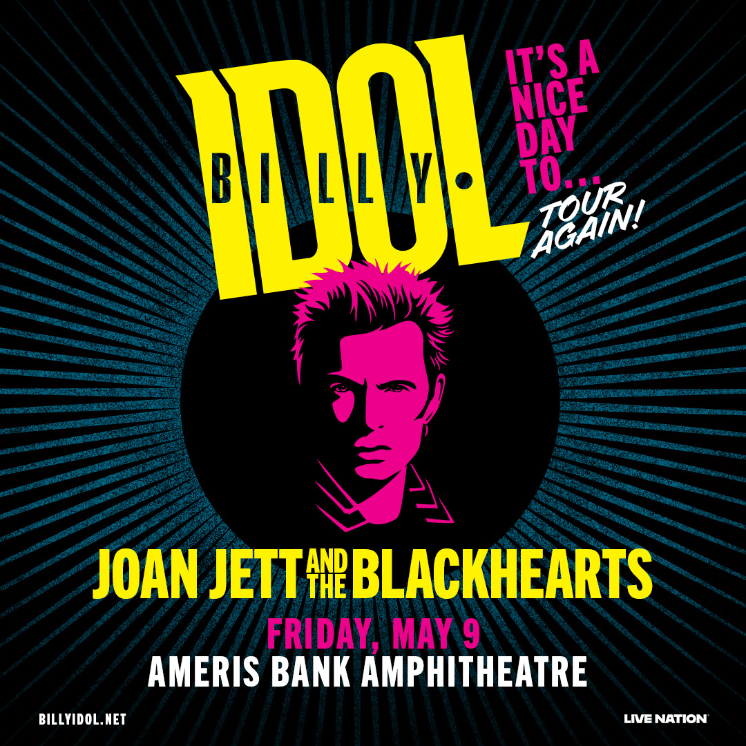 It's a Nice Day To… Tour Again! Billy Idol with Joan Jett and the