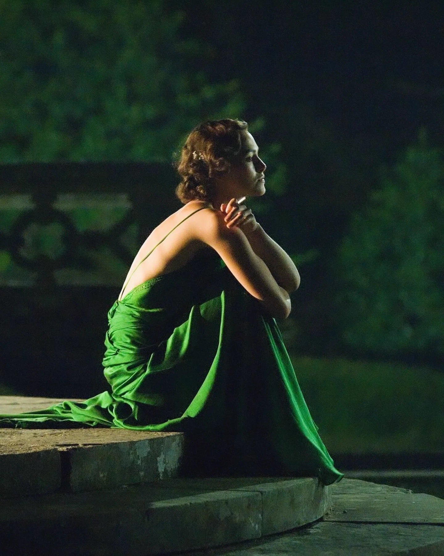 cyd charisse green dress inspired by iconic color-light-brown