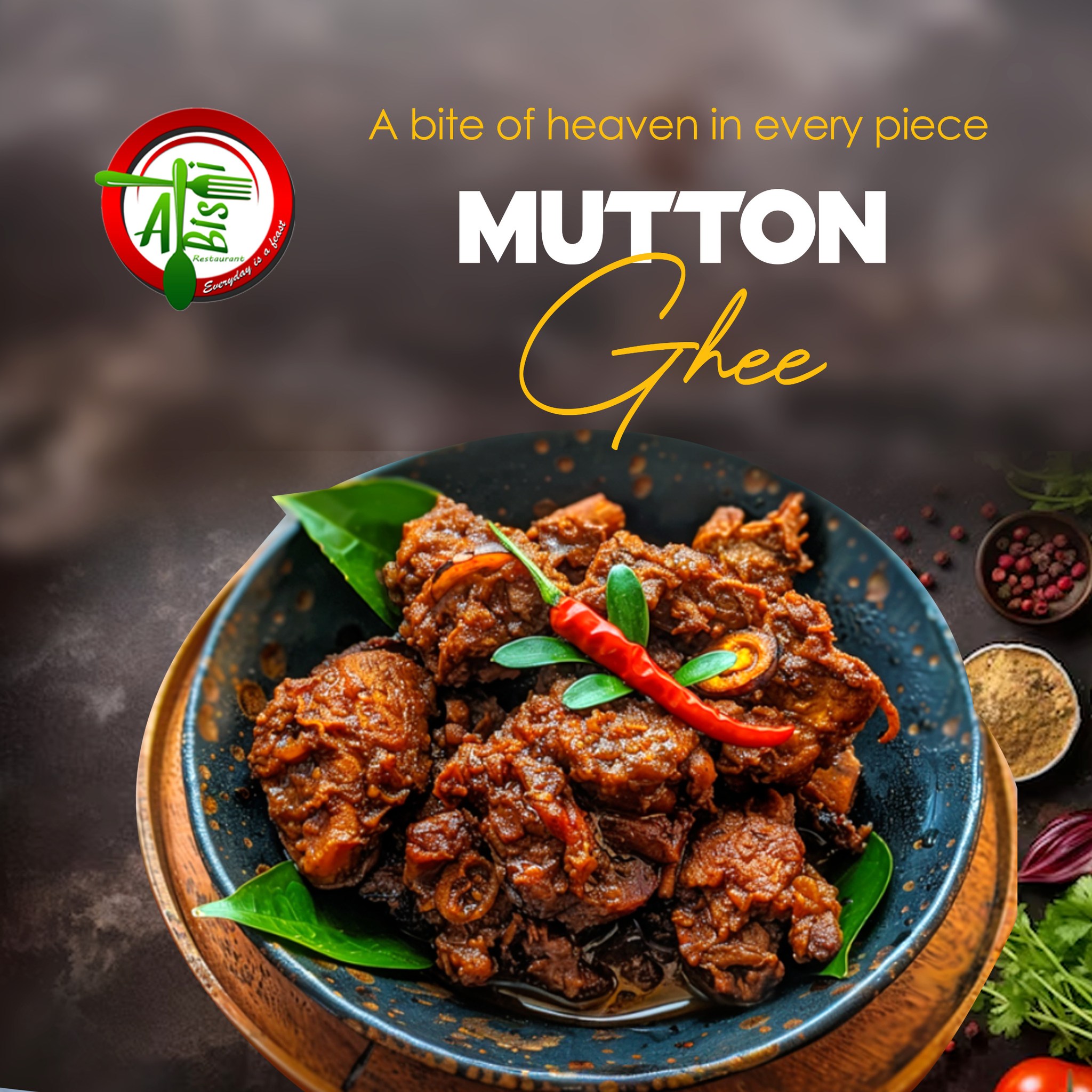 Al - 🔥 Indulge in the richness of flavor with our signature Mutton Ghee ...