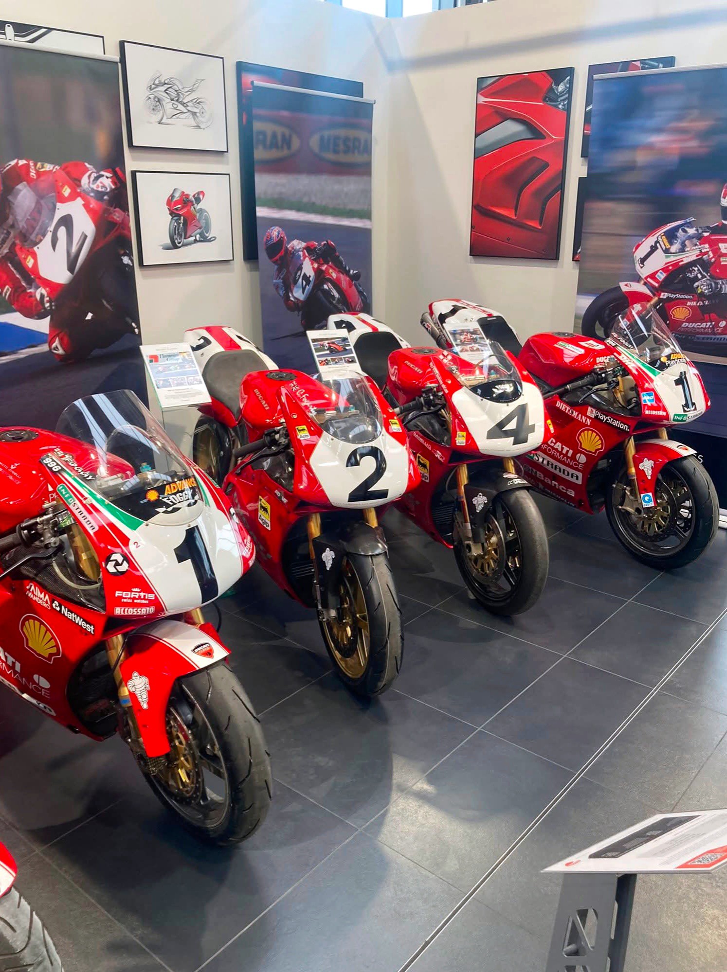 Carl Fogarty Ducati 916 & 996 Winning Bike WSBK 94,95,98,99. #WSBK