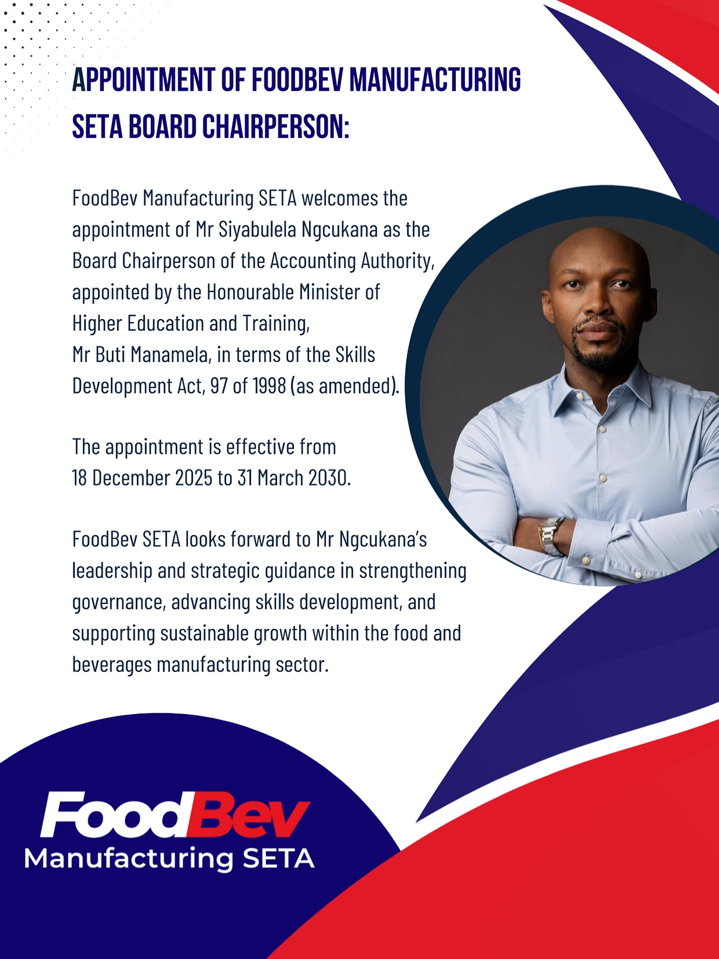 FoodBev - Dear Valued Stakeholder, FoodBev Manufacturing SETA welcomes ...