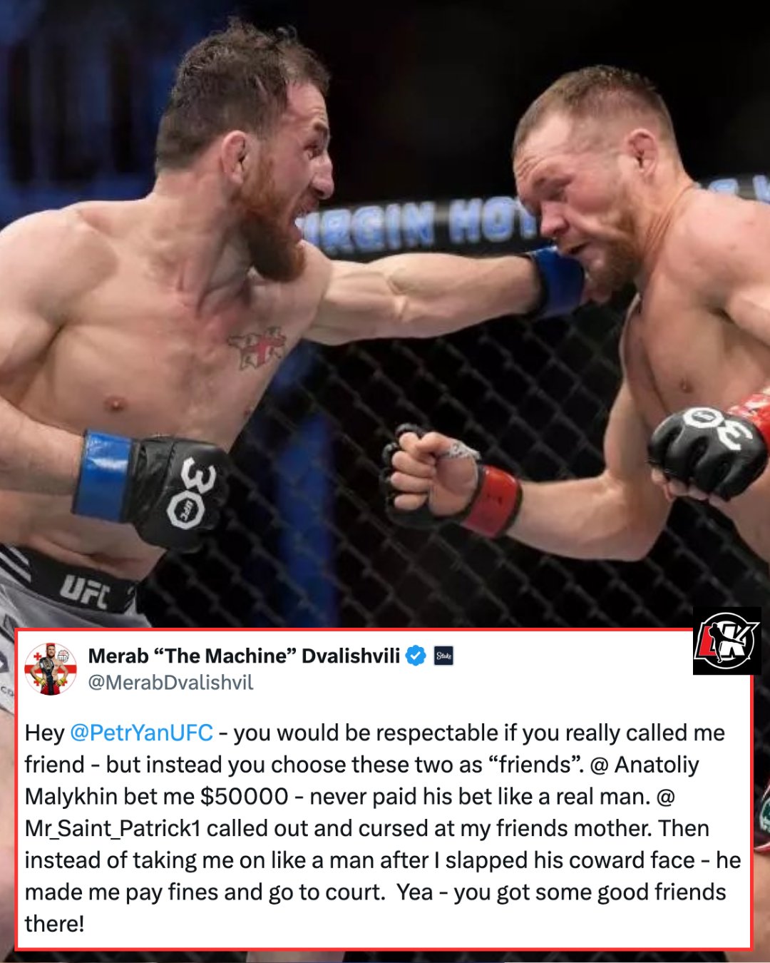 LowKick - Merab goes OFF on Petr Yan and his friends 👀 | Facebook