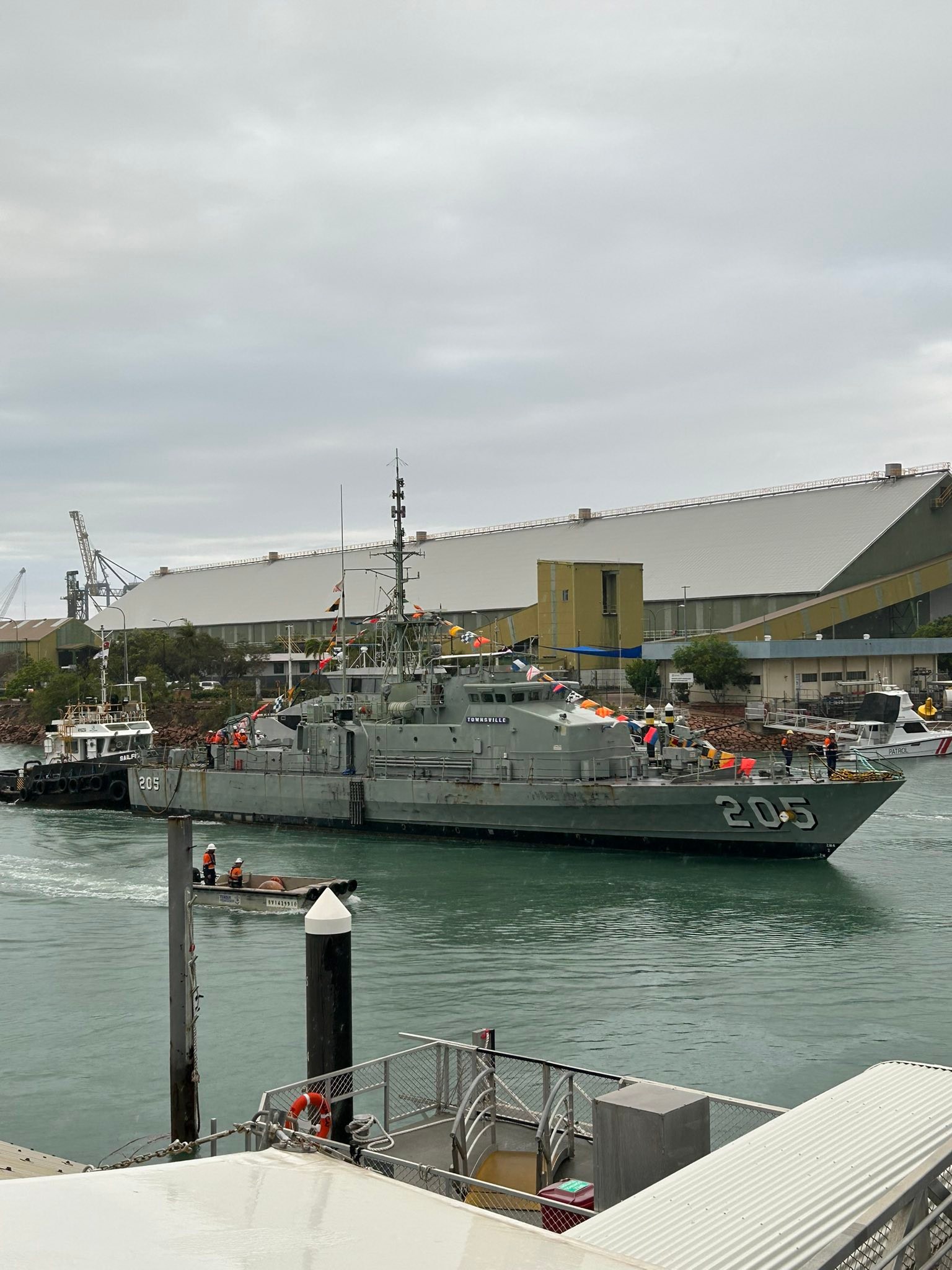 SeaLink - What a privilege to watch HMAS Townsville make her way to her ...