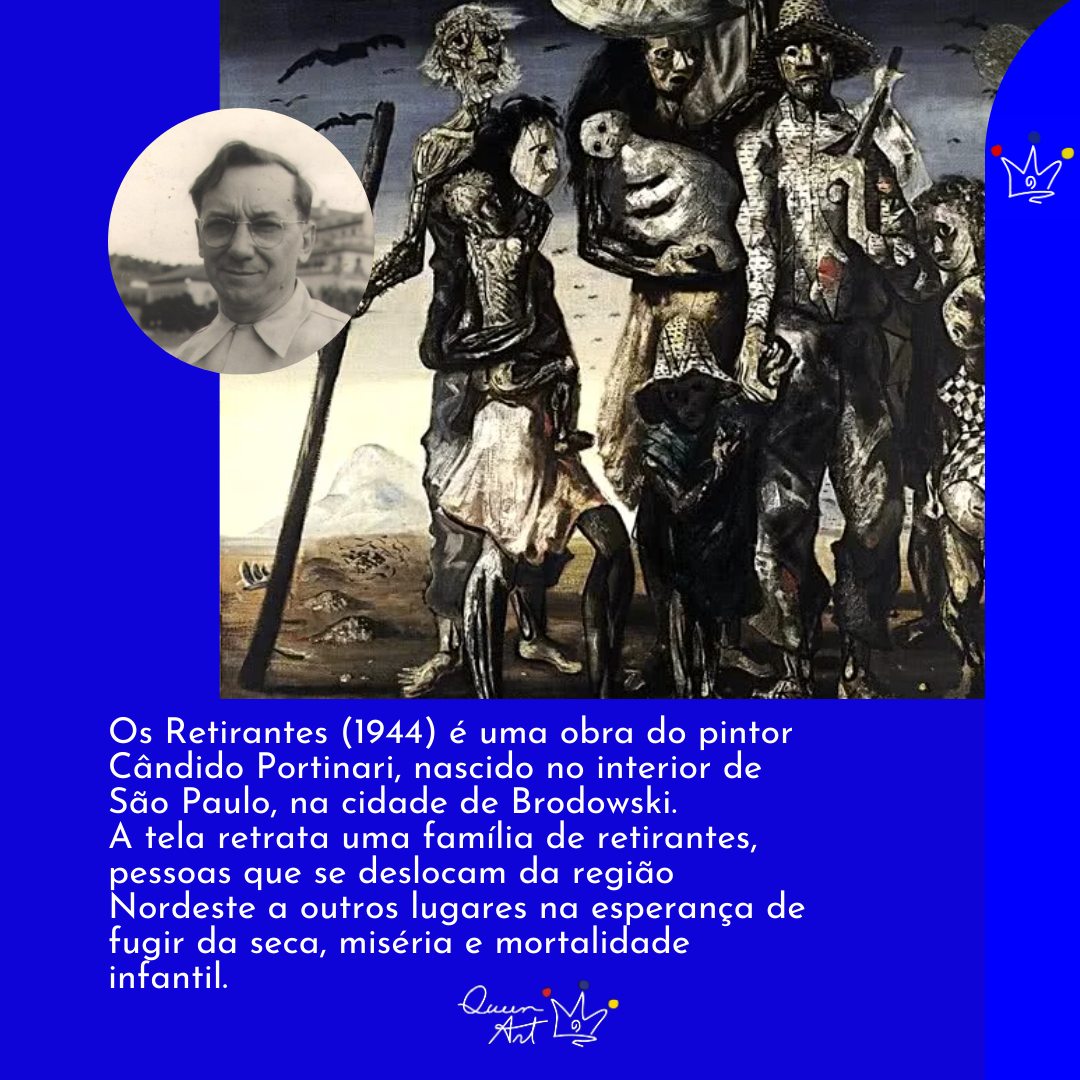 Queen - Os Retirantes (1944) é uma obra do pintor Cândido Portinari ...