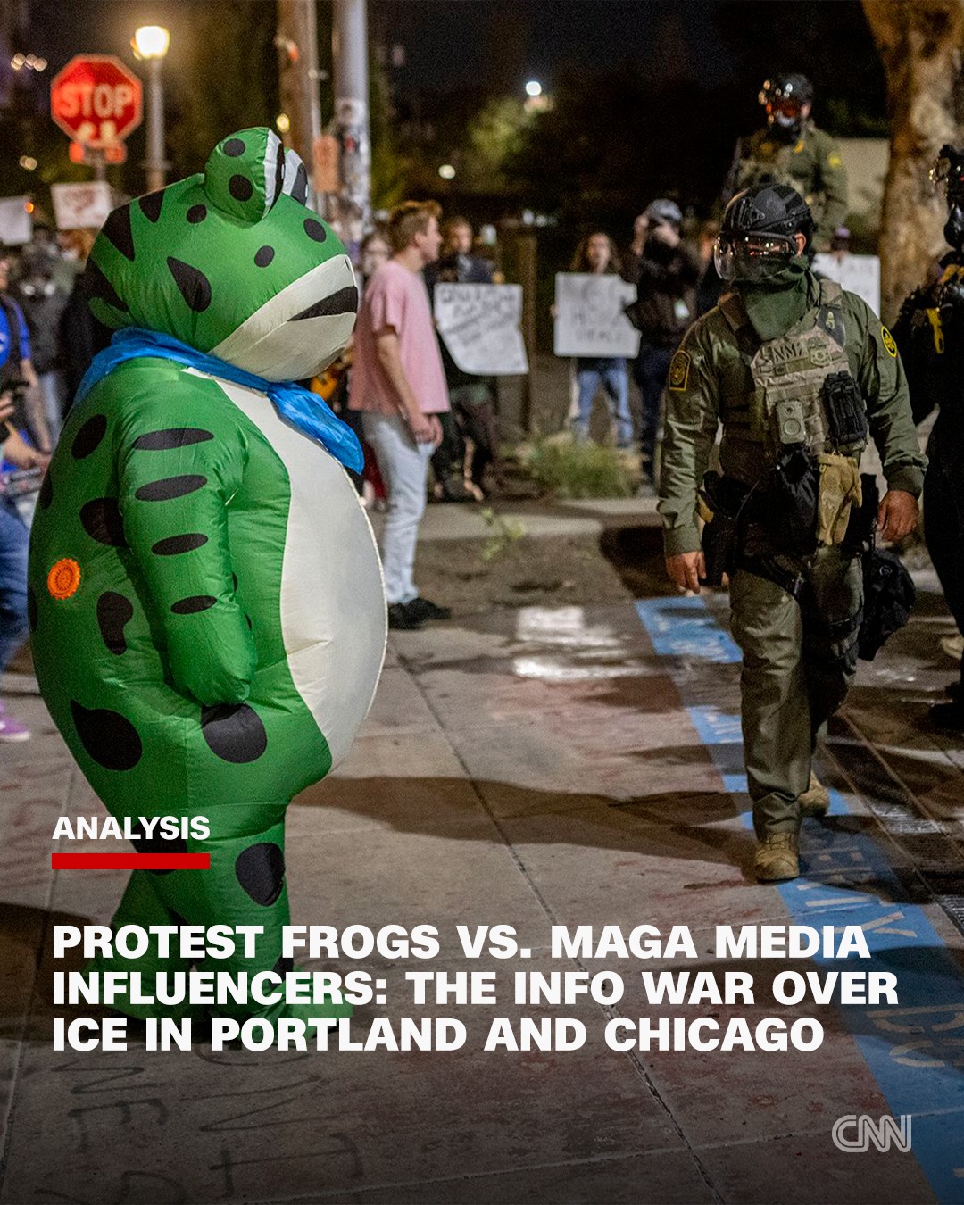 CNN Politics - Portlanders are wearing inflatable costumes... | Facebook