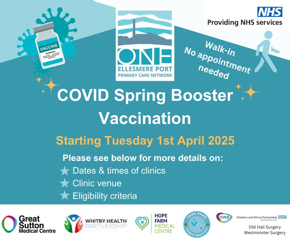 Great - COVID Spring Boster Clinics | April 2025 You are eligible for a ...