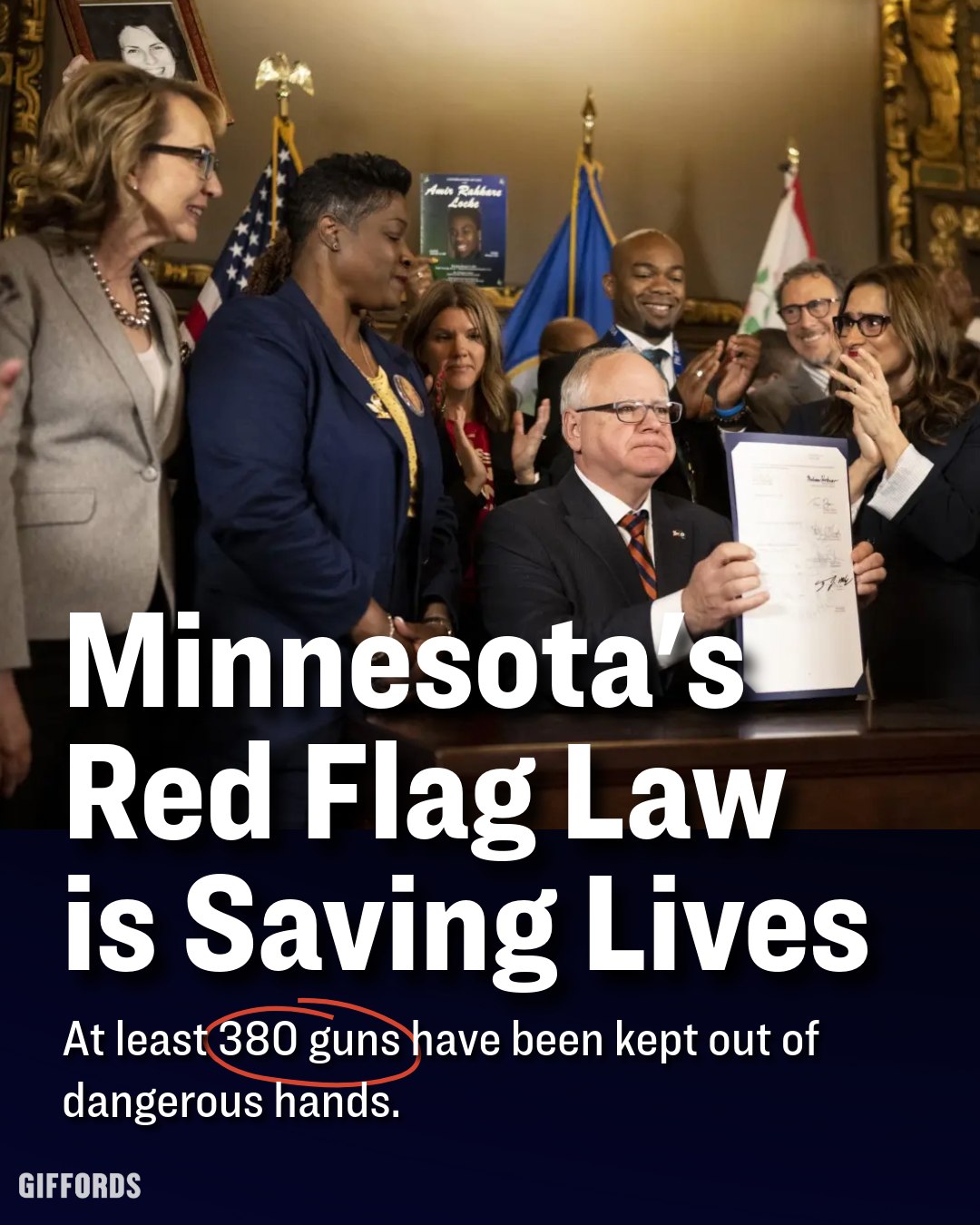 GIFFORDS - Minnesota’s new red flag law is already saving lives 👏👏👏 380 ...