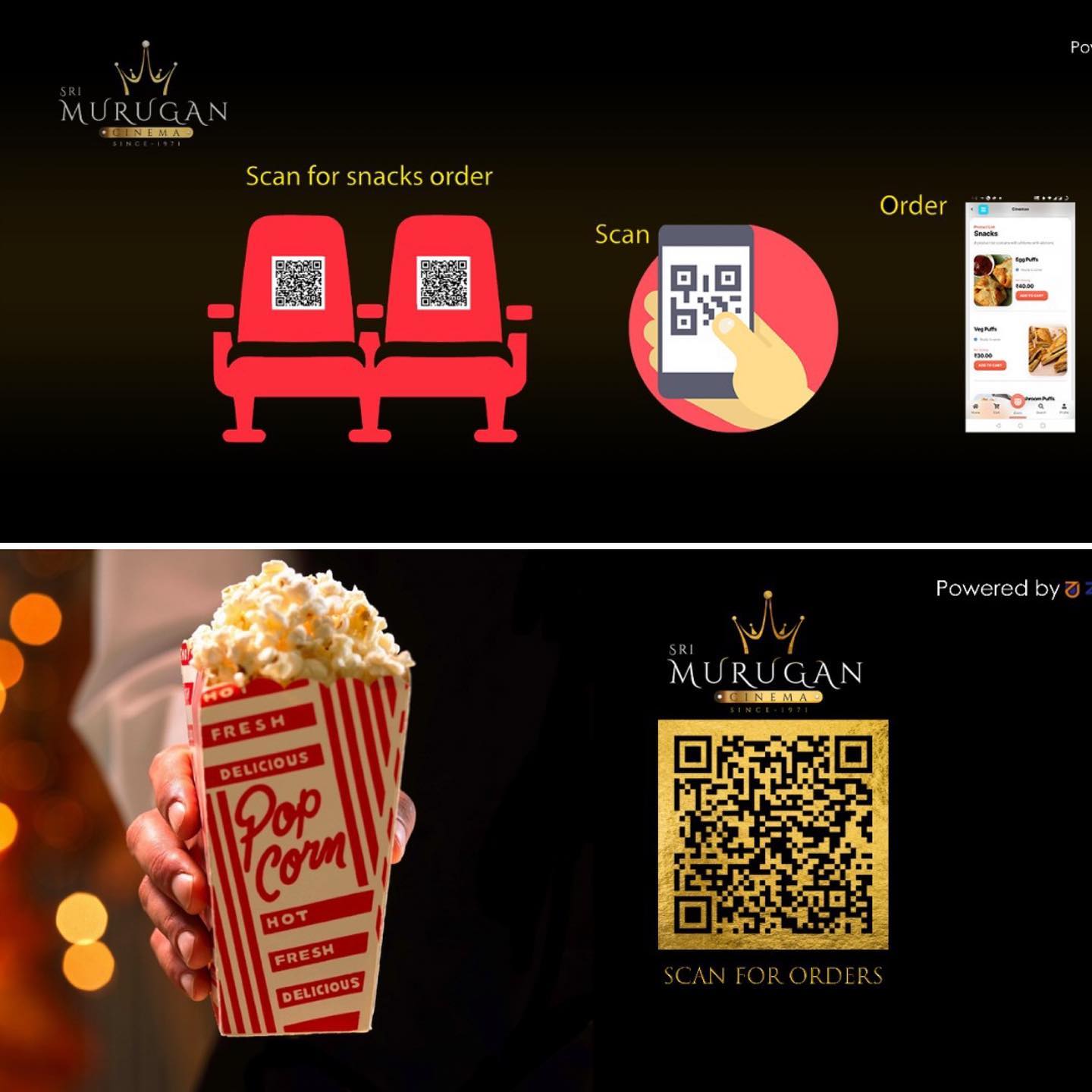 You can now order snacks from the... - Sri Murugan Cinemas | Facebook