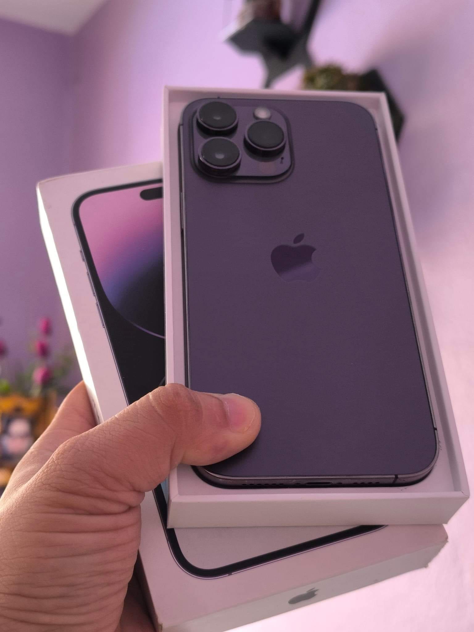 APPLE IPHONE 14 PRO MAX 256GB PURPLE COLOR PHYSICAL N ESIM 97 