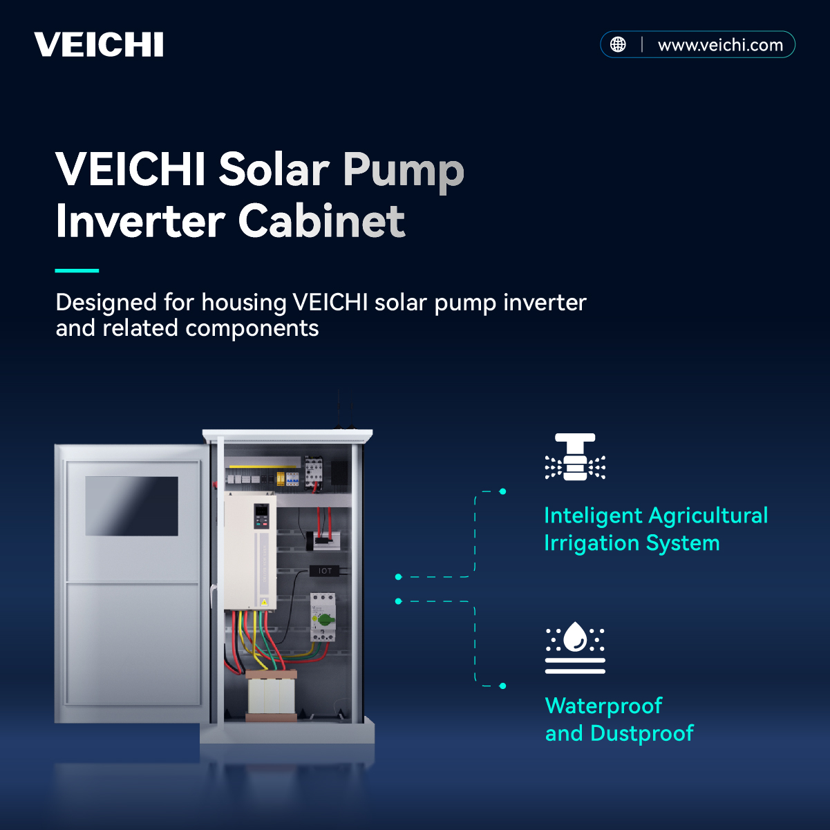 Veichi - 🔋 VEICHI Solar Pump Cabinet – All-in-One Solution for Reliable ...