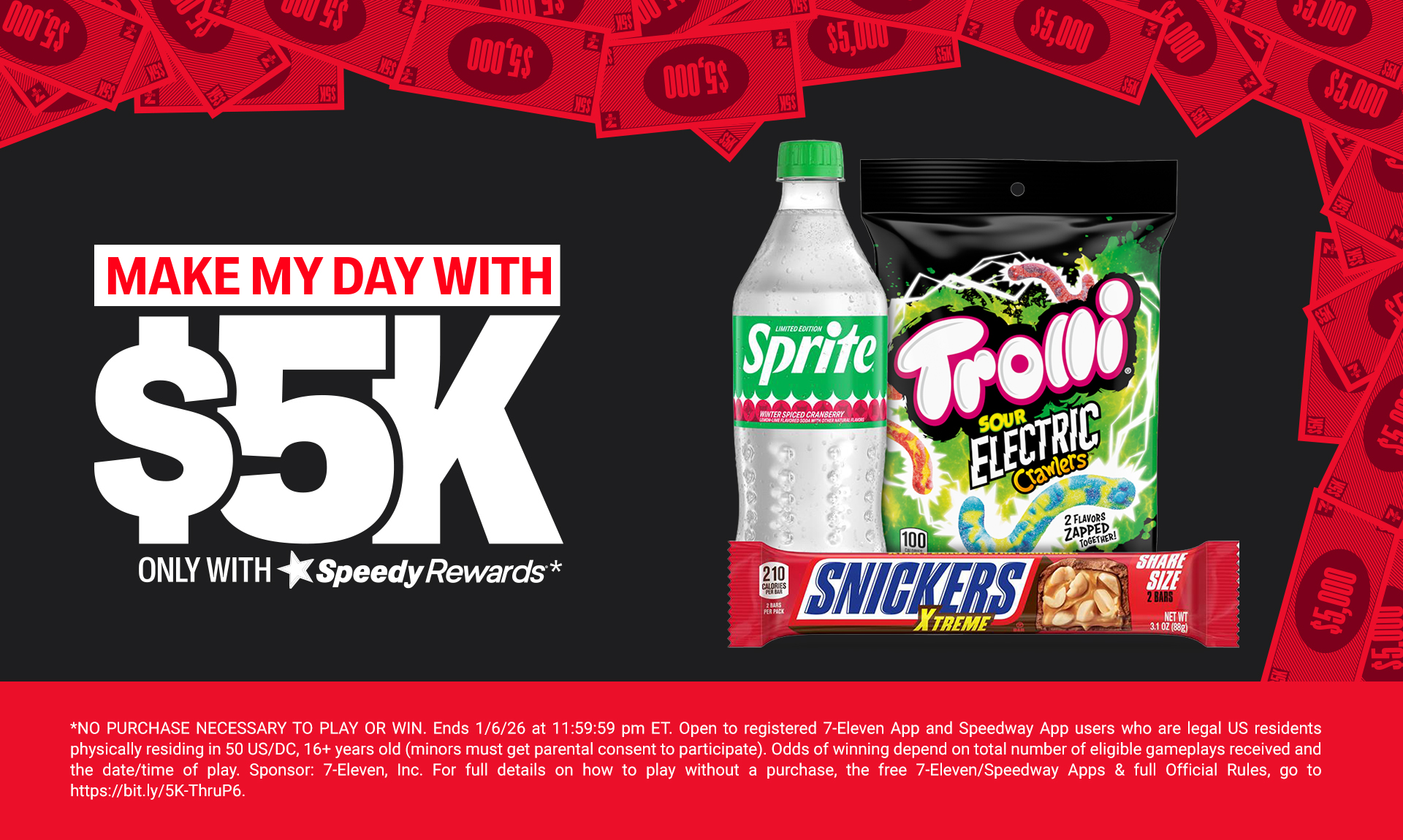 Speedway - For $5K, players gotta play. Use Speedy Rewards® when you ...