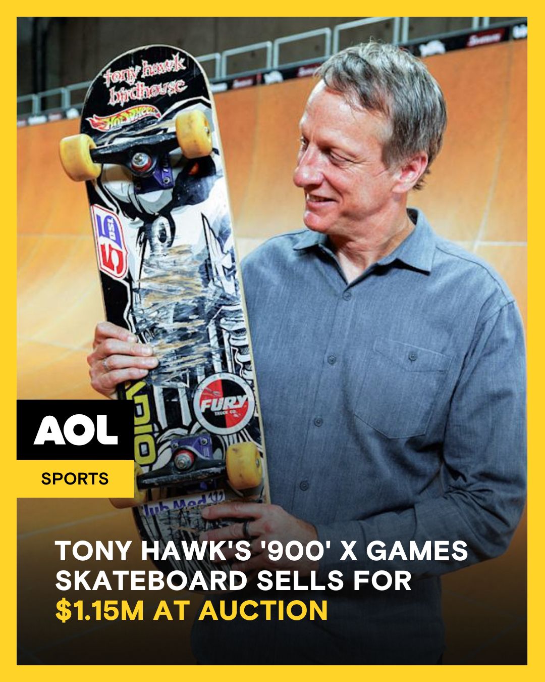 AOL - Tony Hawk is still setting records with his skateboard. The ...