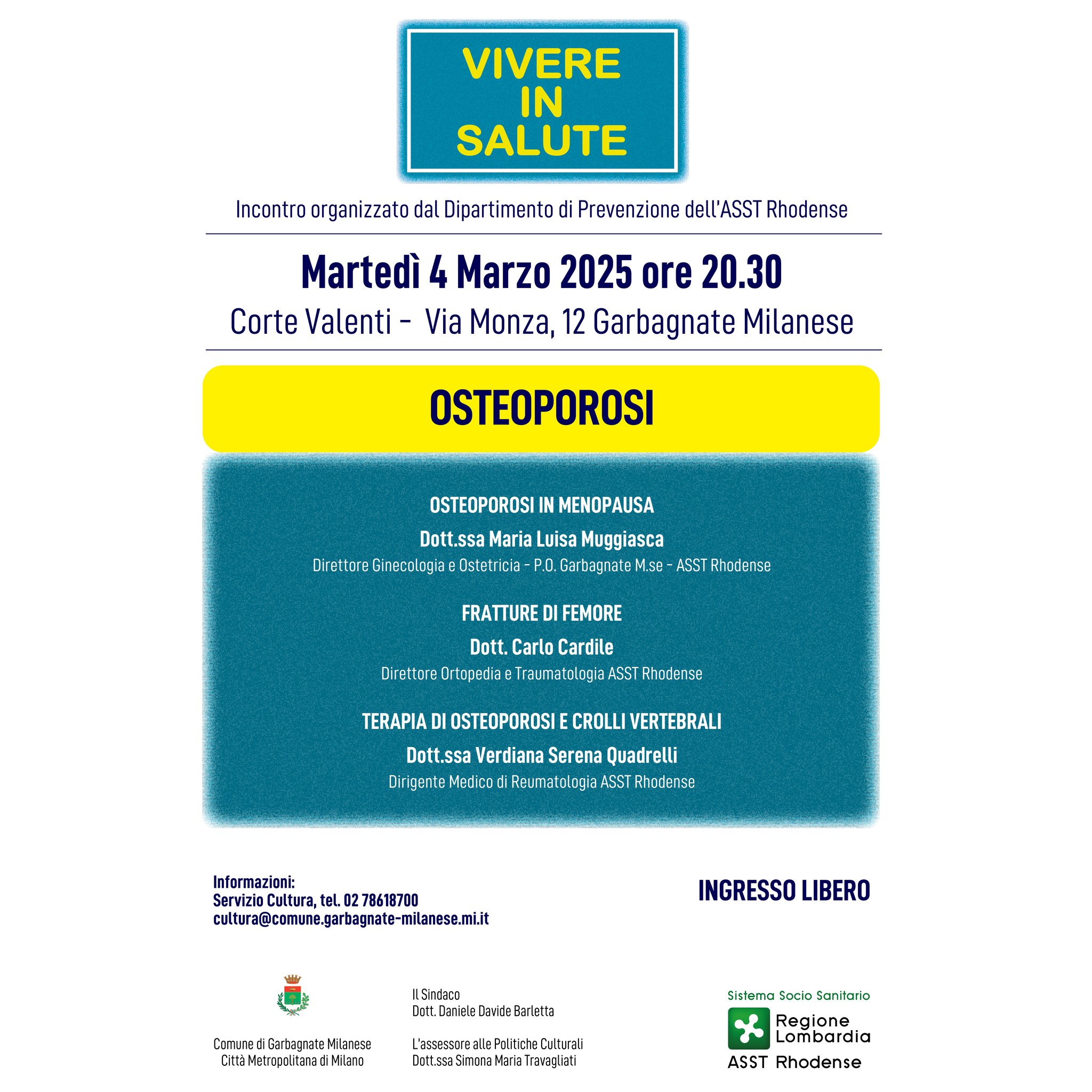 ASST-Rhodense - VIVERE IN SALUTE - OSTEOPOROSI ️ OSTEOPOROSI IN ...