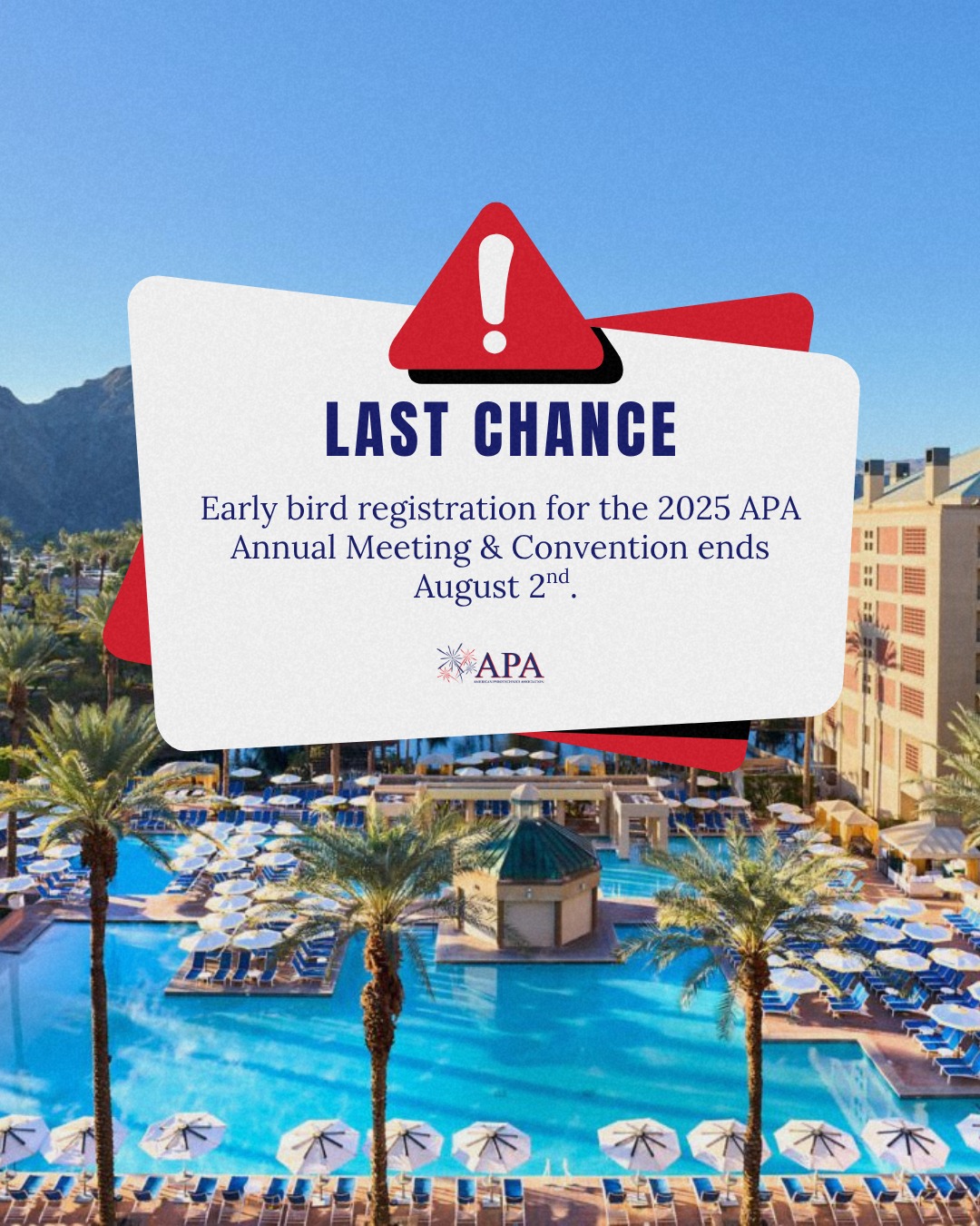 American - 🚨 LAST CHANCE ALERT! 🚨 Early bird registration for the 2025 ...