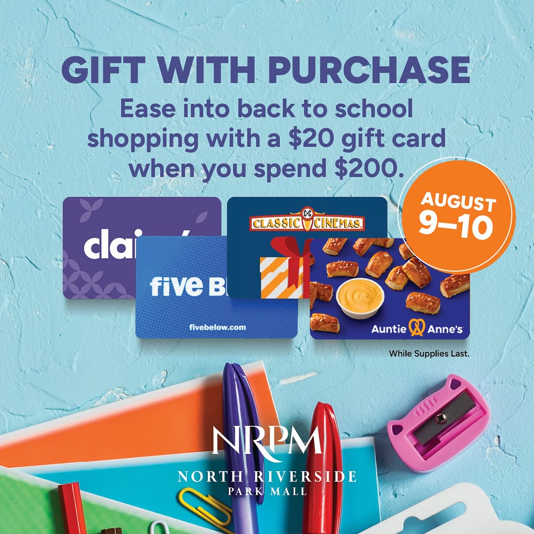 North - Shop Back-to-school August 9-10, bring your receipts from NRPM ...