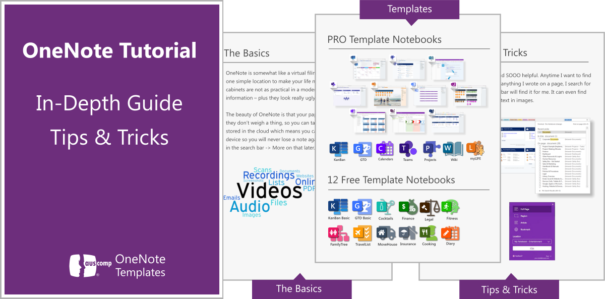Auscomp OneNote Templates