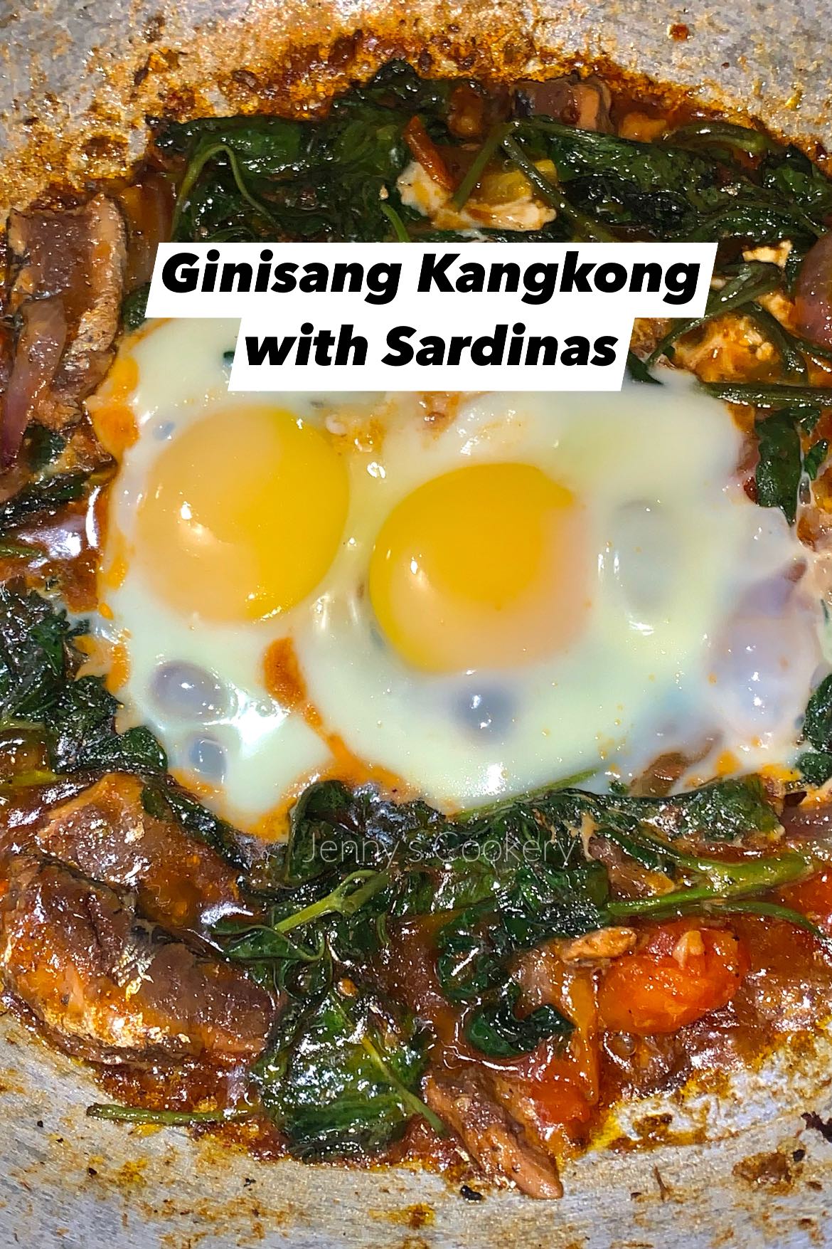 Jenny's - Ingredients: 1 bungkos kangkong (water spinach), hugasan at ...
