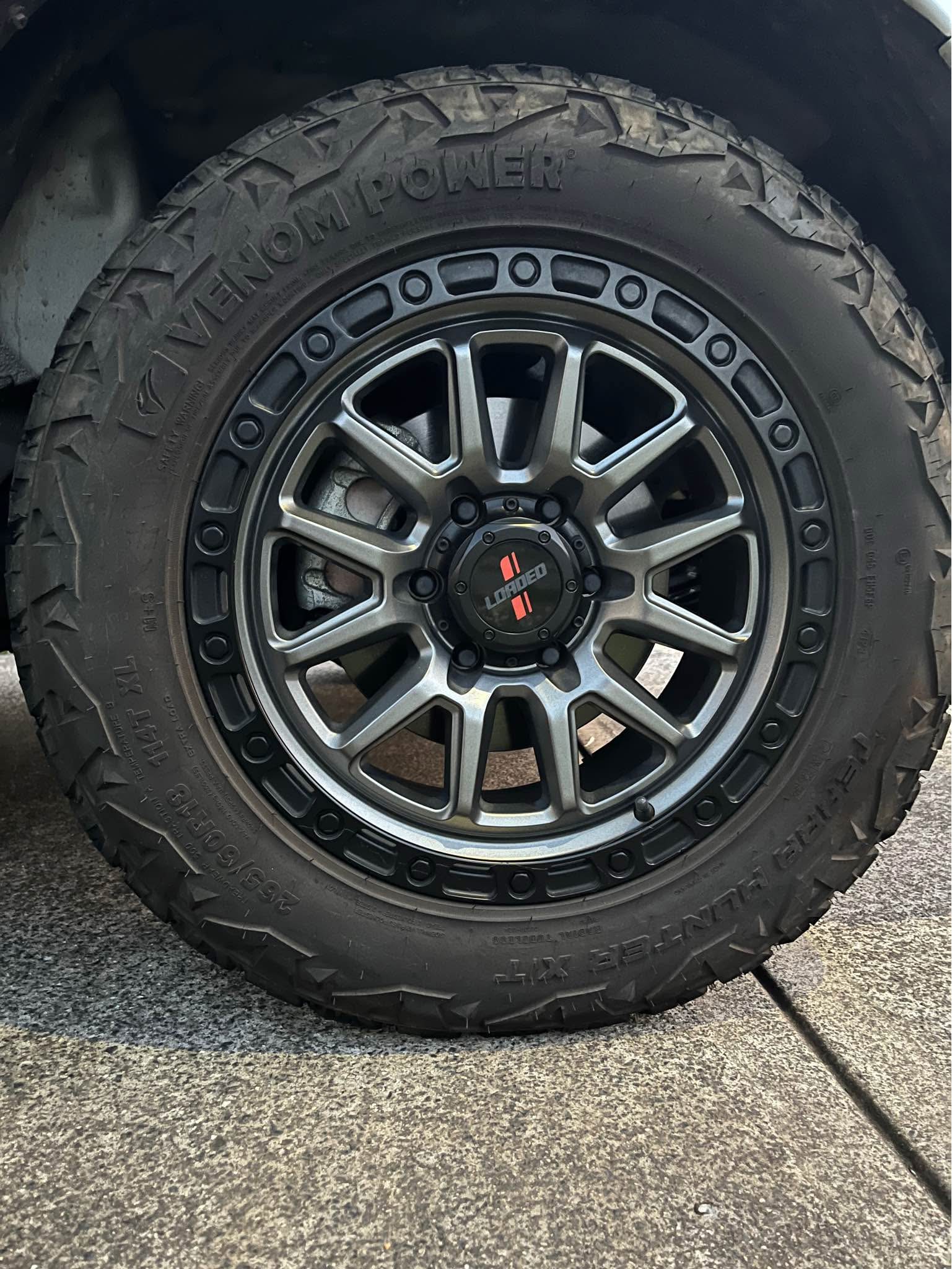 Loaded Stockton 18x9 Alloy Wheels 6/139.7 and Tyres 265/60r18 GVM ...