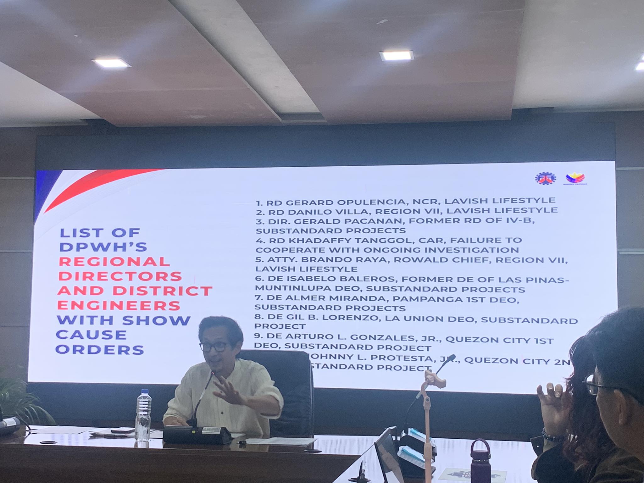 LOOK: Public Works Secretary... - NewsWatch Plus Philippines | Facebook
