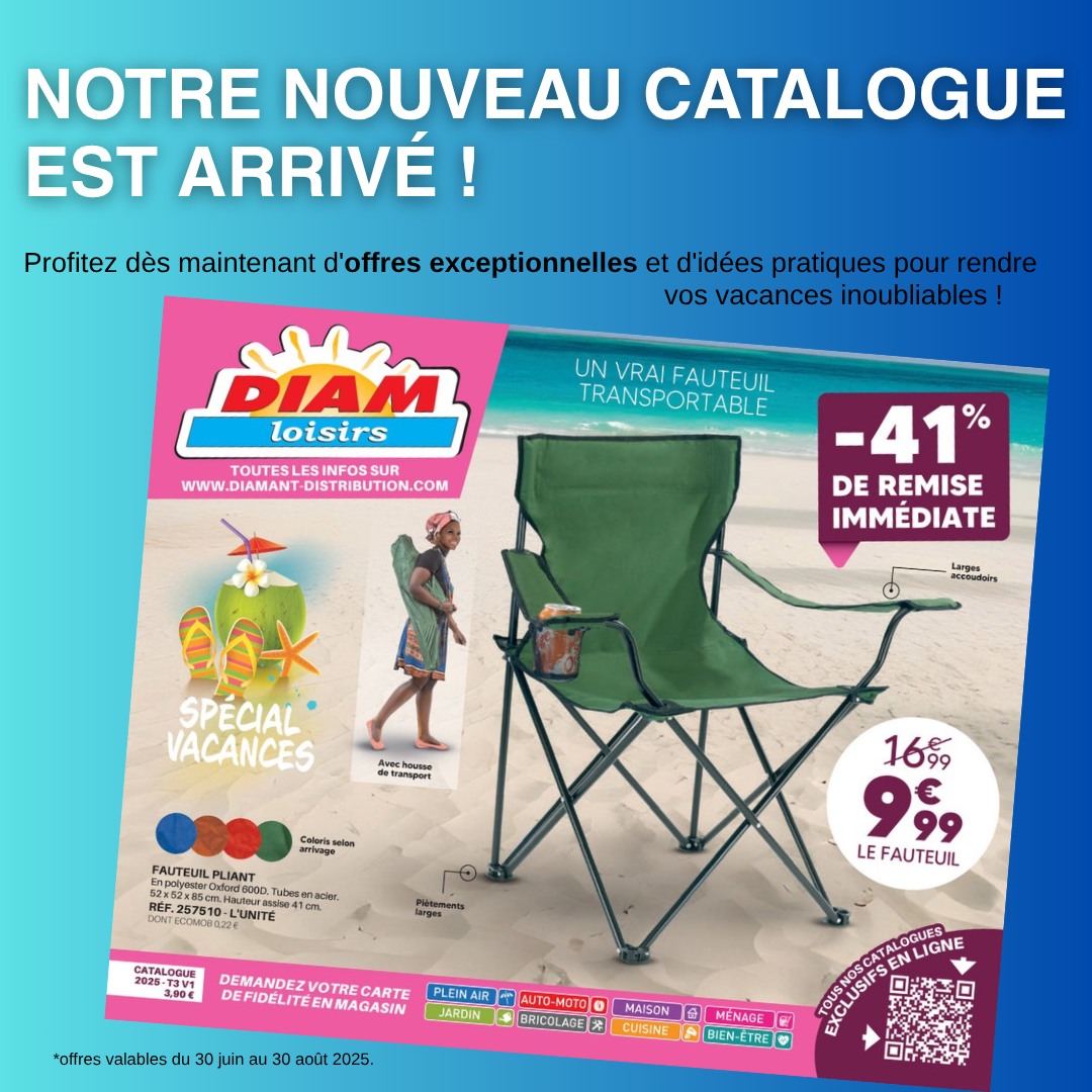 🎉 IL EST LÀ ! Le NOUVEAU CATALOGUE... - Diam Loisirs Réunion | Facebook