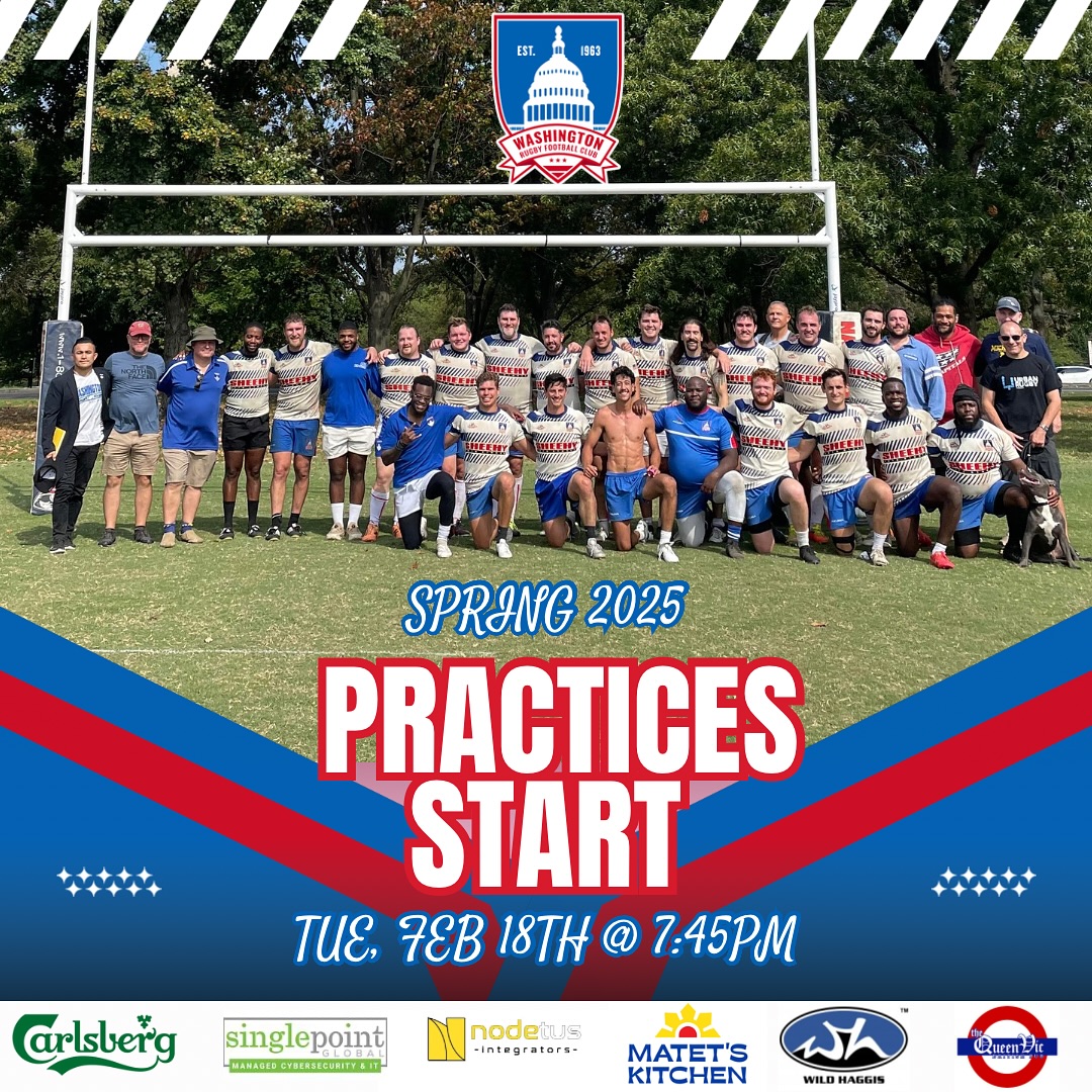 🏉 SPRING 2025 SEASON IS... - Washington Rugby Football Club | Facebook