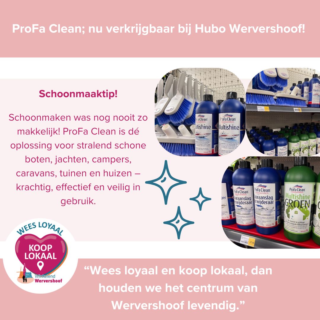 Winkelend-Wervershoof - 🧼 Nɪᴇᴜᴡ bij Hubo Wervershoof: ProFa Clean! 🧼 ...