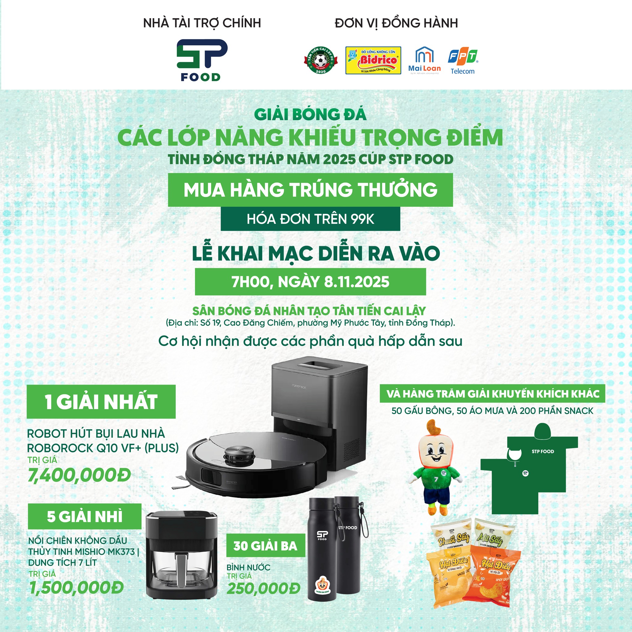 STP - ⚽ LỄ KHAI MẠC GIẢI BÓNG ĐÁ CÁC LỚP NĂNG KHIẾU TRỌNG ĐIỂM TỈNH ...
