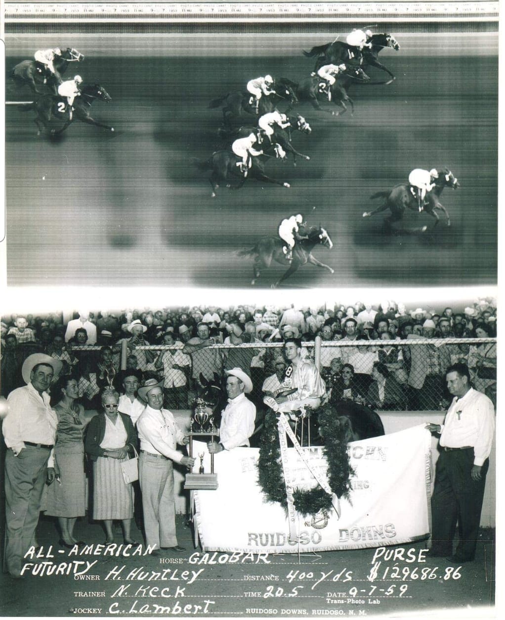 Q-Racing - It was 65 years ago this week that Galobar scored her second ...