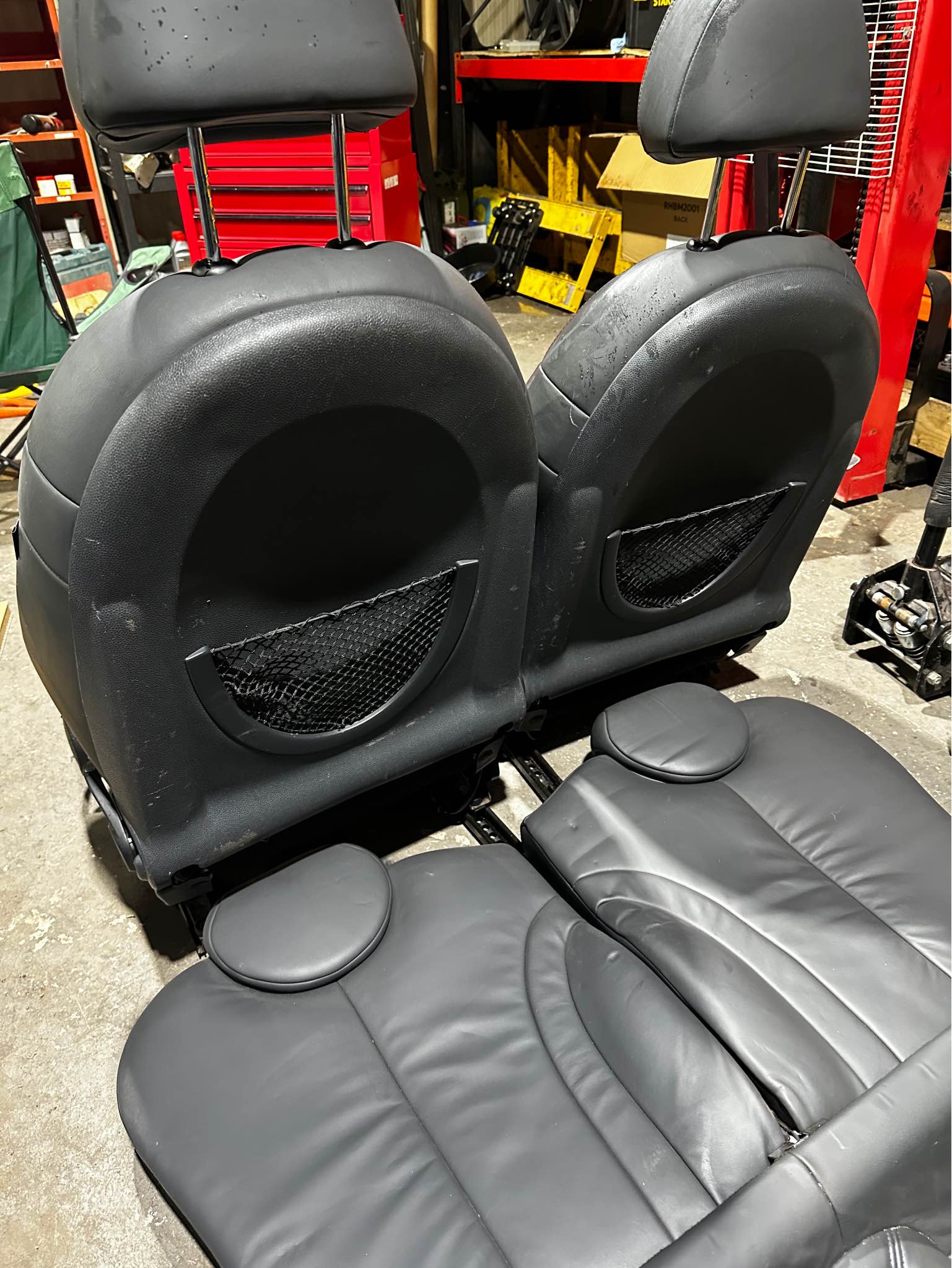 R53 Mini Cooper Full Leather Interior Seats Front & Rear | R50 & R52 ...
