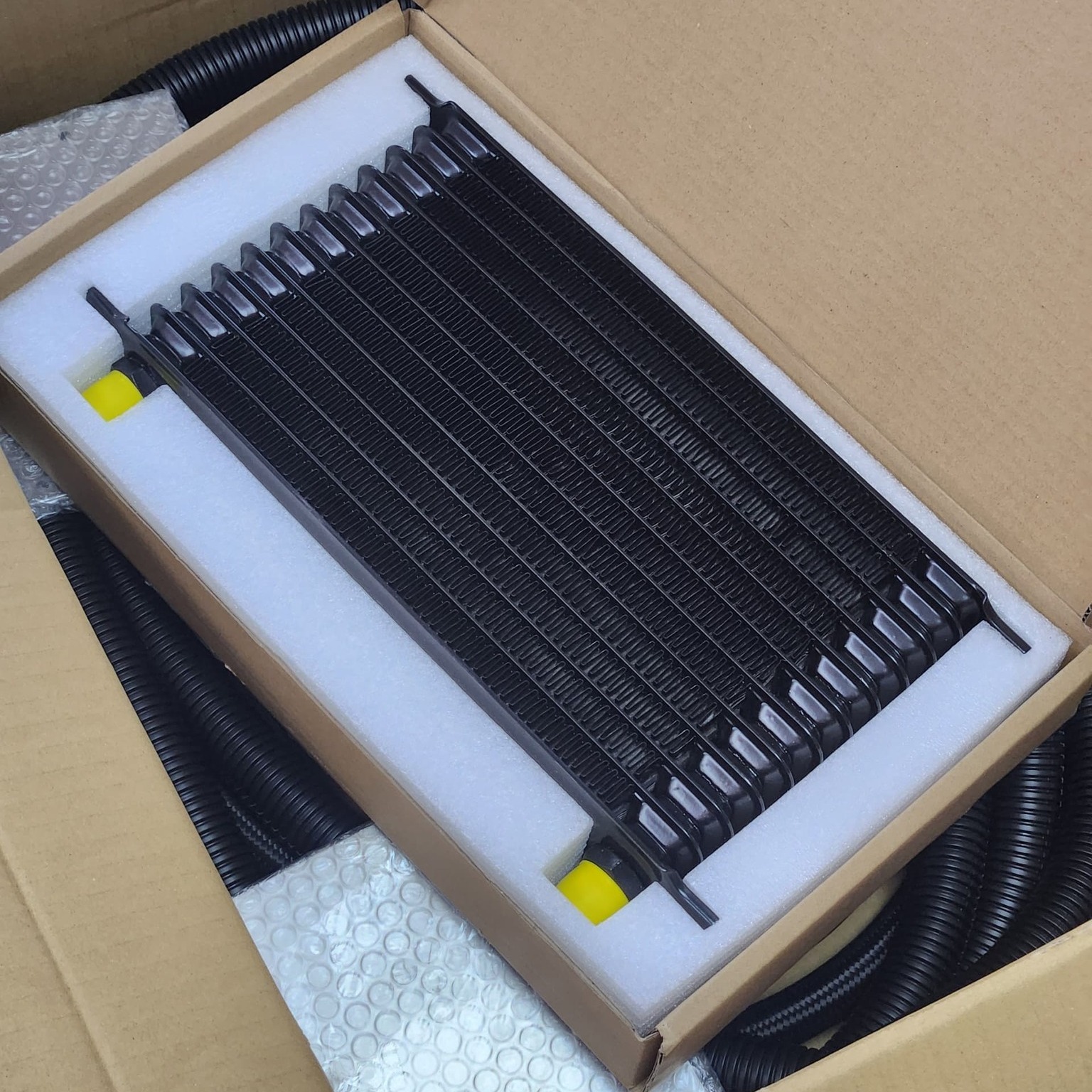 The Blitz Racing BR Oil Cooler is a high-performance cooling