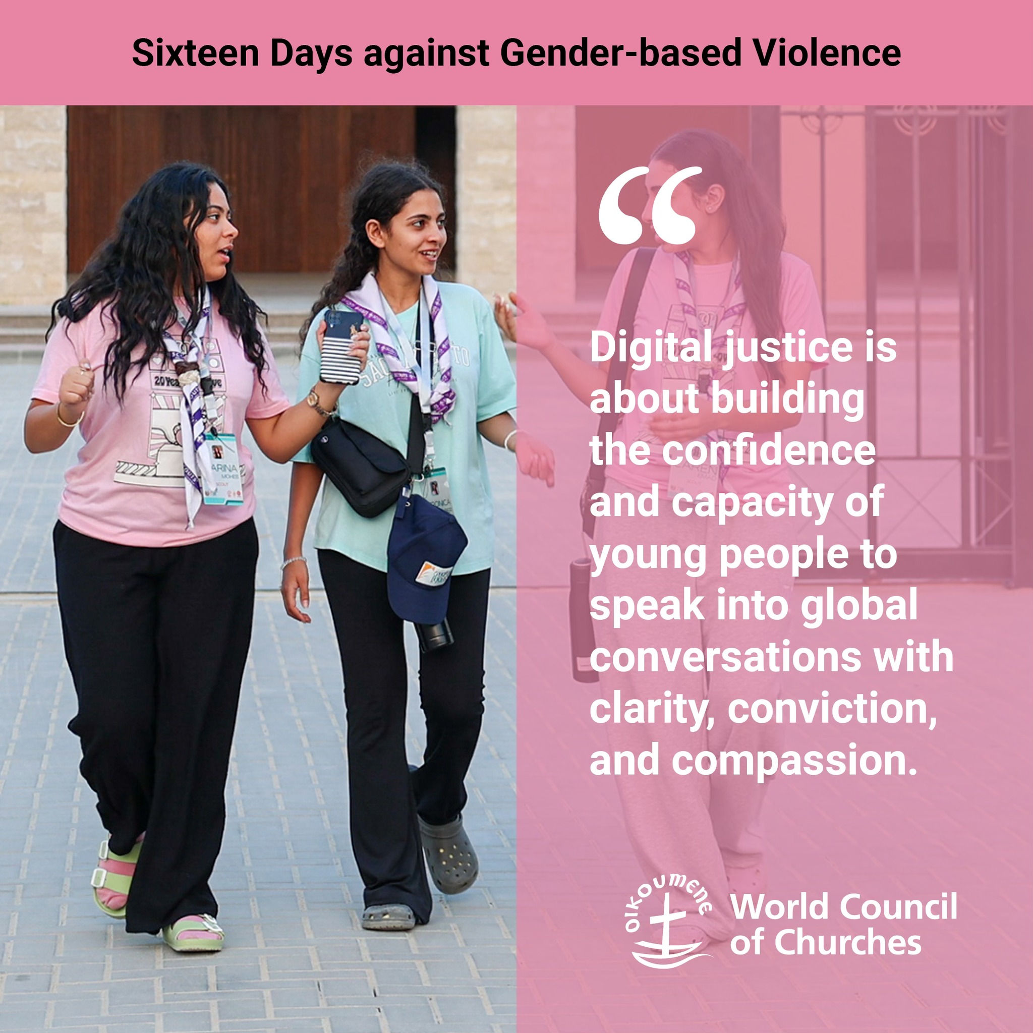 World - #16days “Digital justice is about building the confidence and ...