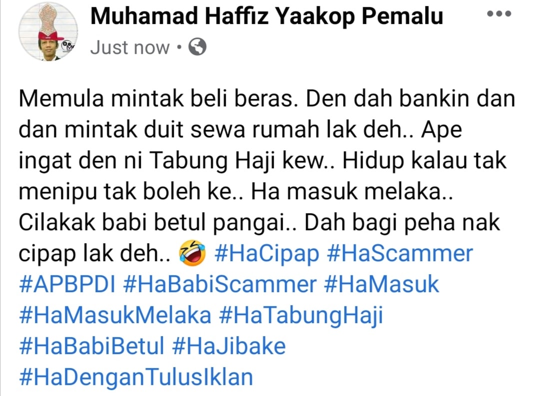 Ha Penipuan Scammer Minta Yuran Pengaktifan Duit Lama Syiling Tembaga Home Facebook