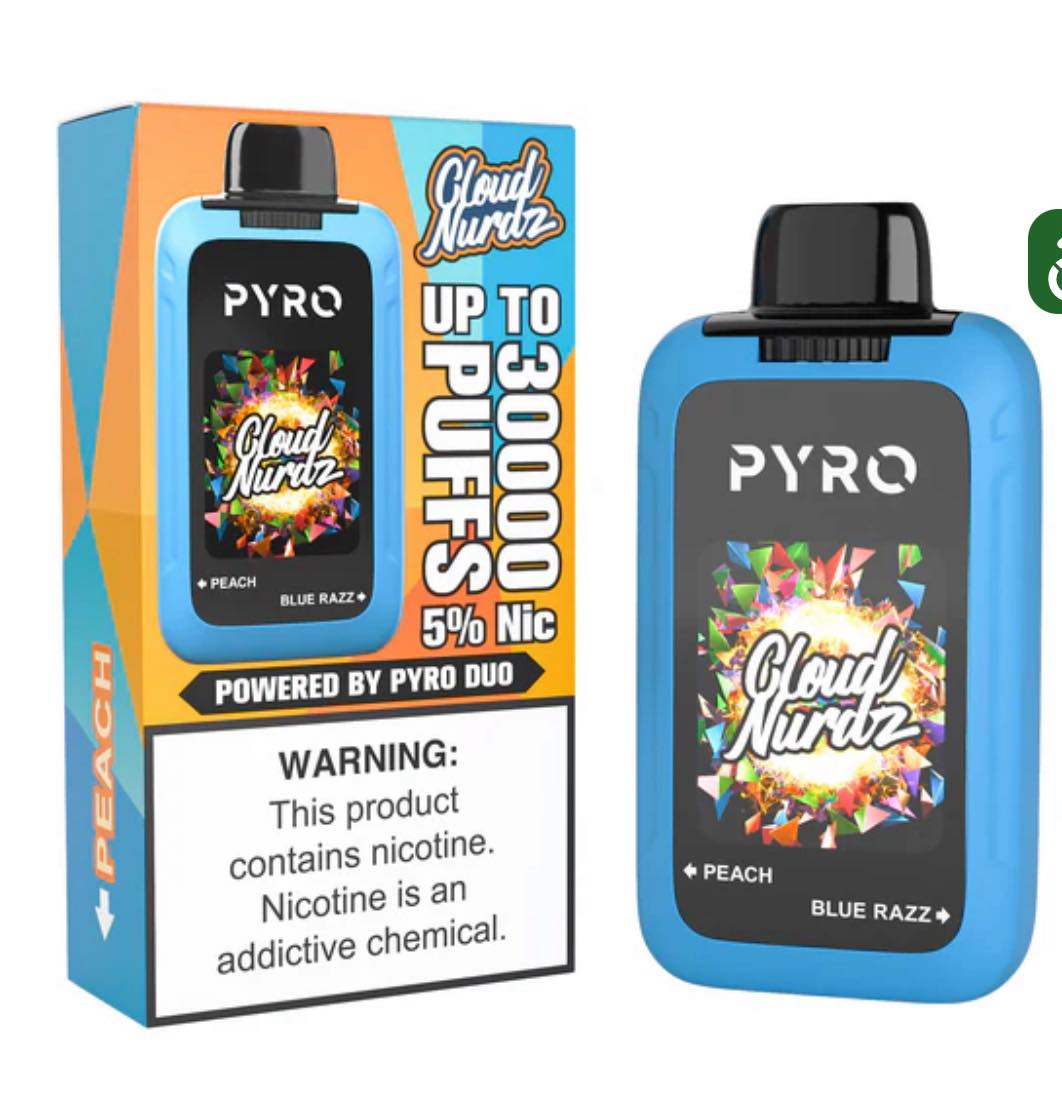 cloud nurdz disposable vape 8 flavors of 30k puff* disposables arrived today! *Warning: these products contain synthetic nicotine, an addictive chemical fog off vape airplane TOBACCO Flavors:Classic Mint Ice