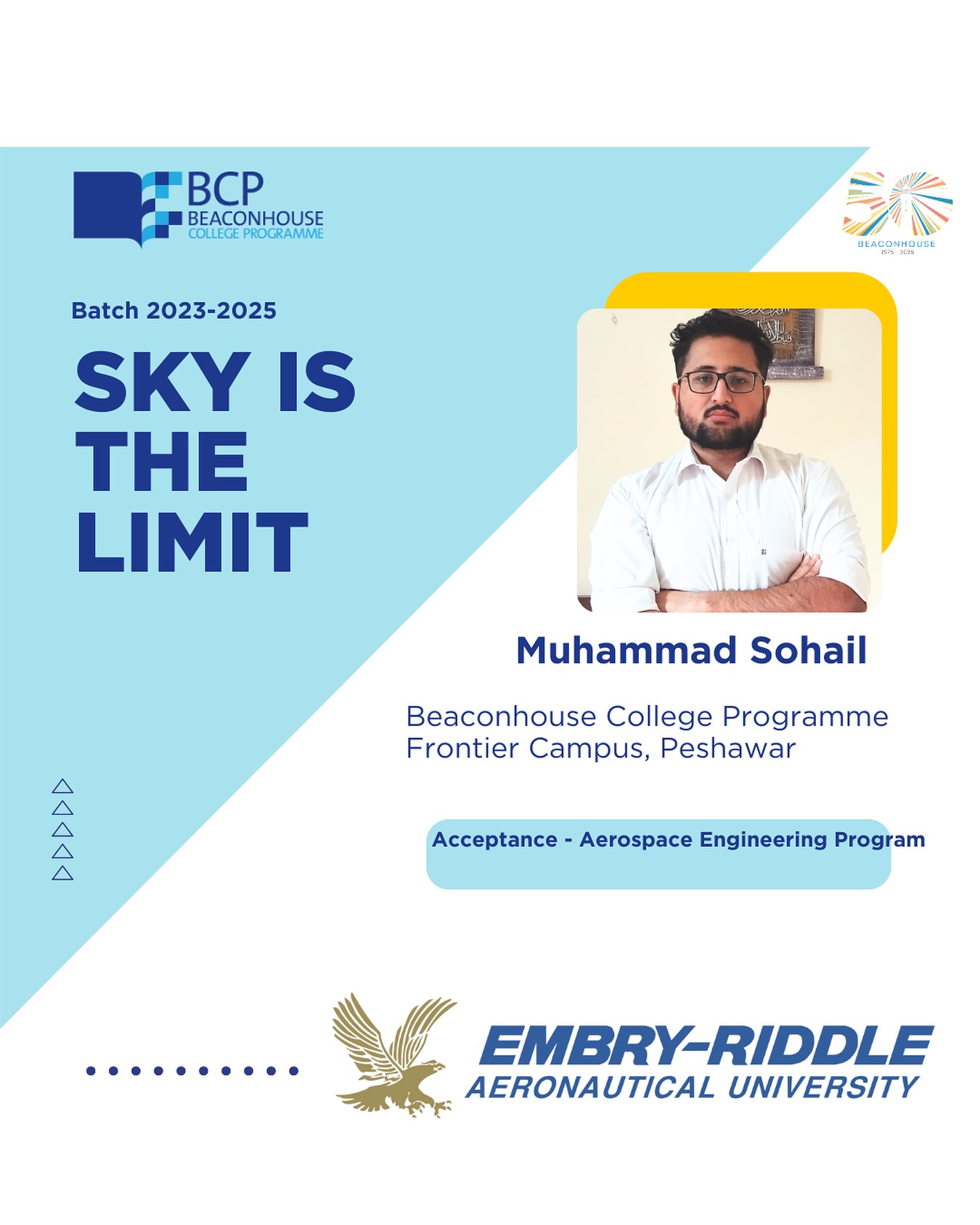 Beaconhouse - We are proud of our brilliant A-level student Muhammad ...