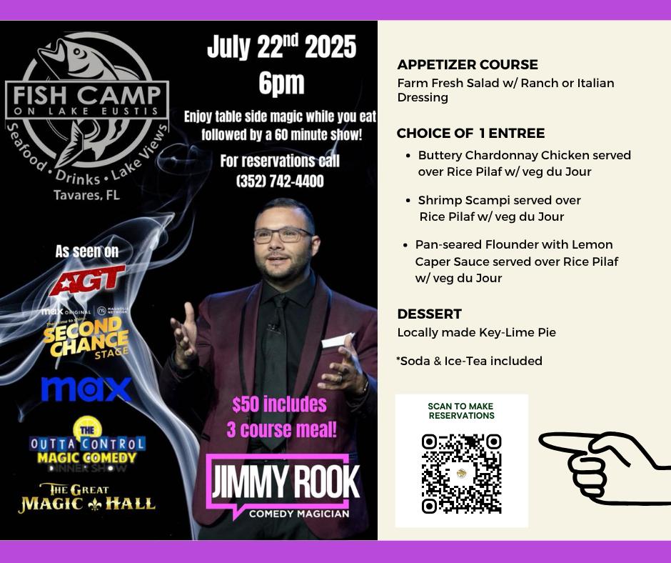 Fish Camp on Lake Eustis - It's another Fish Fry Friday at Fish Camp ...