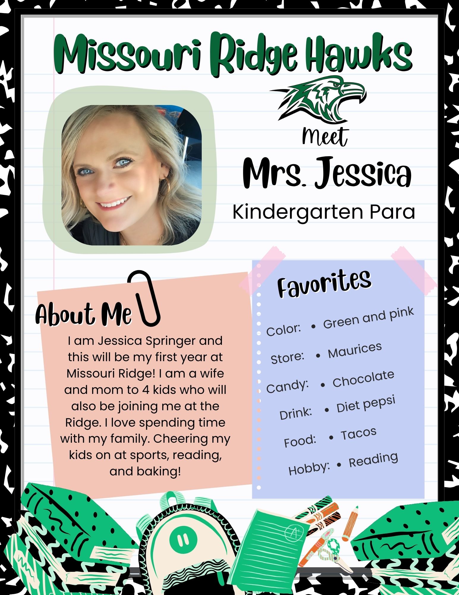 Meet Mrs. Jessica! 🎉 - Missouri Ridge School | Facebook