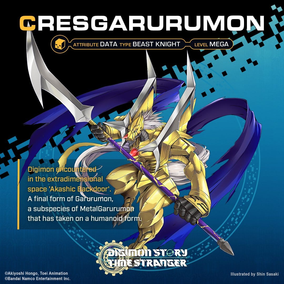 Digimon - CresGarurumon Un Digimon encontrado en el espacio ...