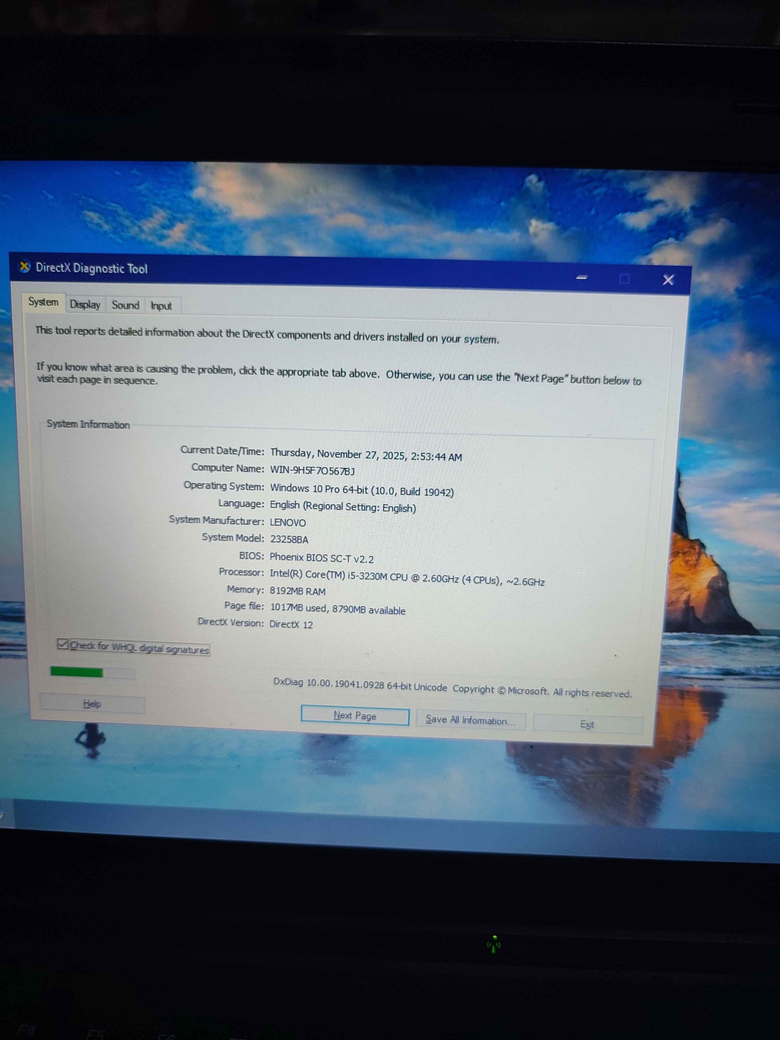 Thinkpad X230 laptop i5 3rd gen 8gb ram 32gb ssd ready to use - Laptops ...