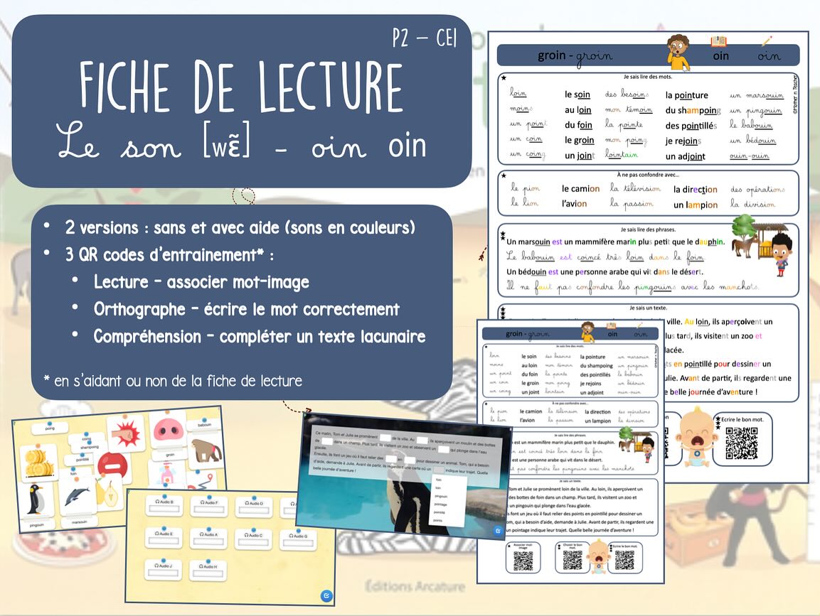 ** Fiches de lecture P2 - CE1 ** 📢... - Mother n Teacher | Facebook