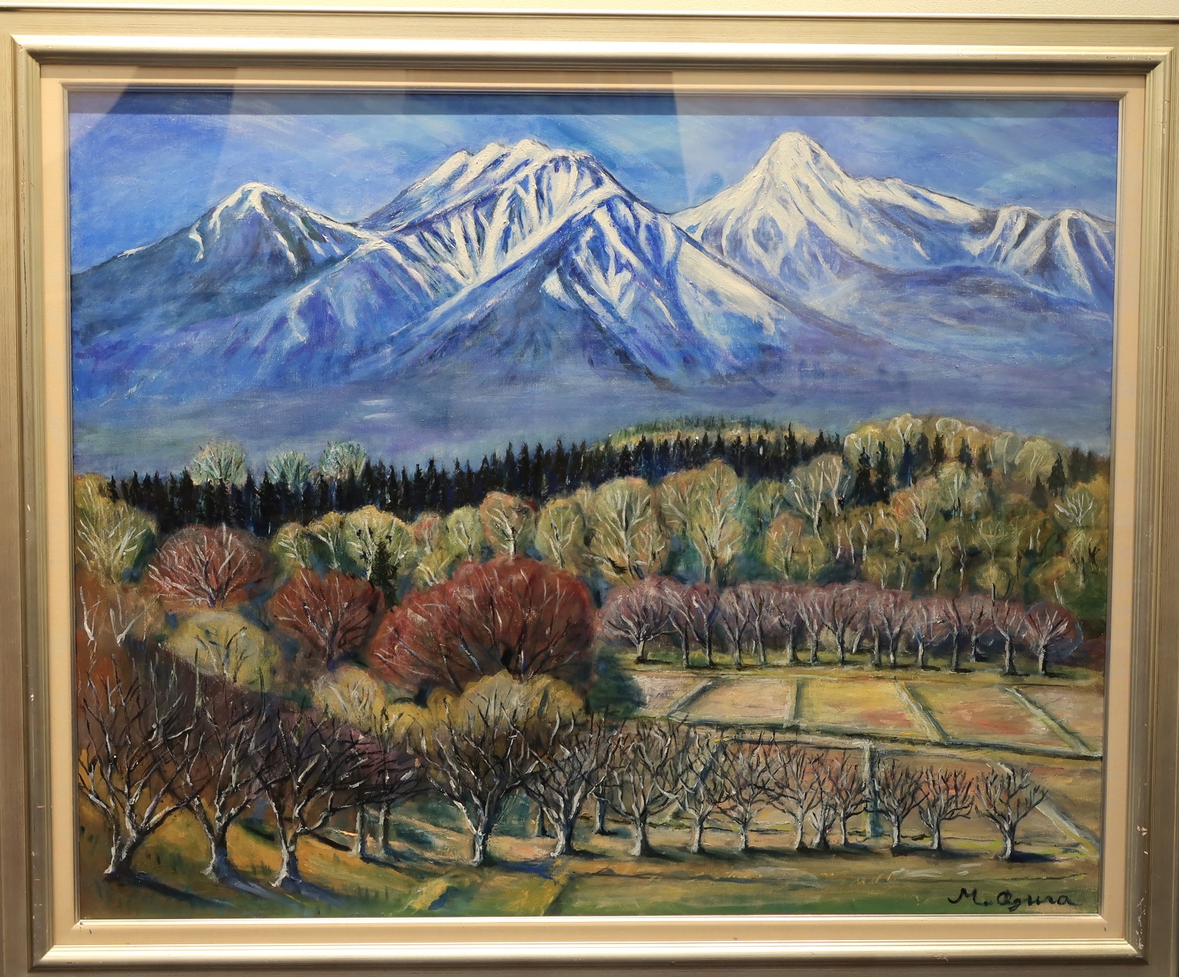創立89周年（2025年） 日本山岳画協会展 「 八ヶ岳 」 油彩 F30 小椋 正巳