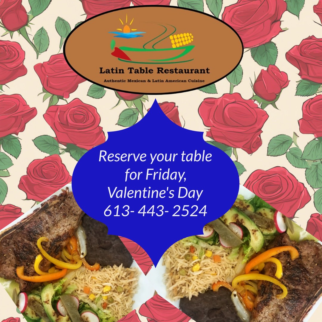 Latin Table/ Table Latine | Embrun ON
