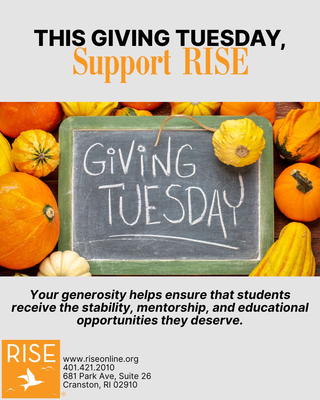 RISE Providence - 📣 Reminder! The RISE Scholarship for... | Facebook