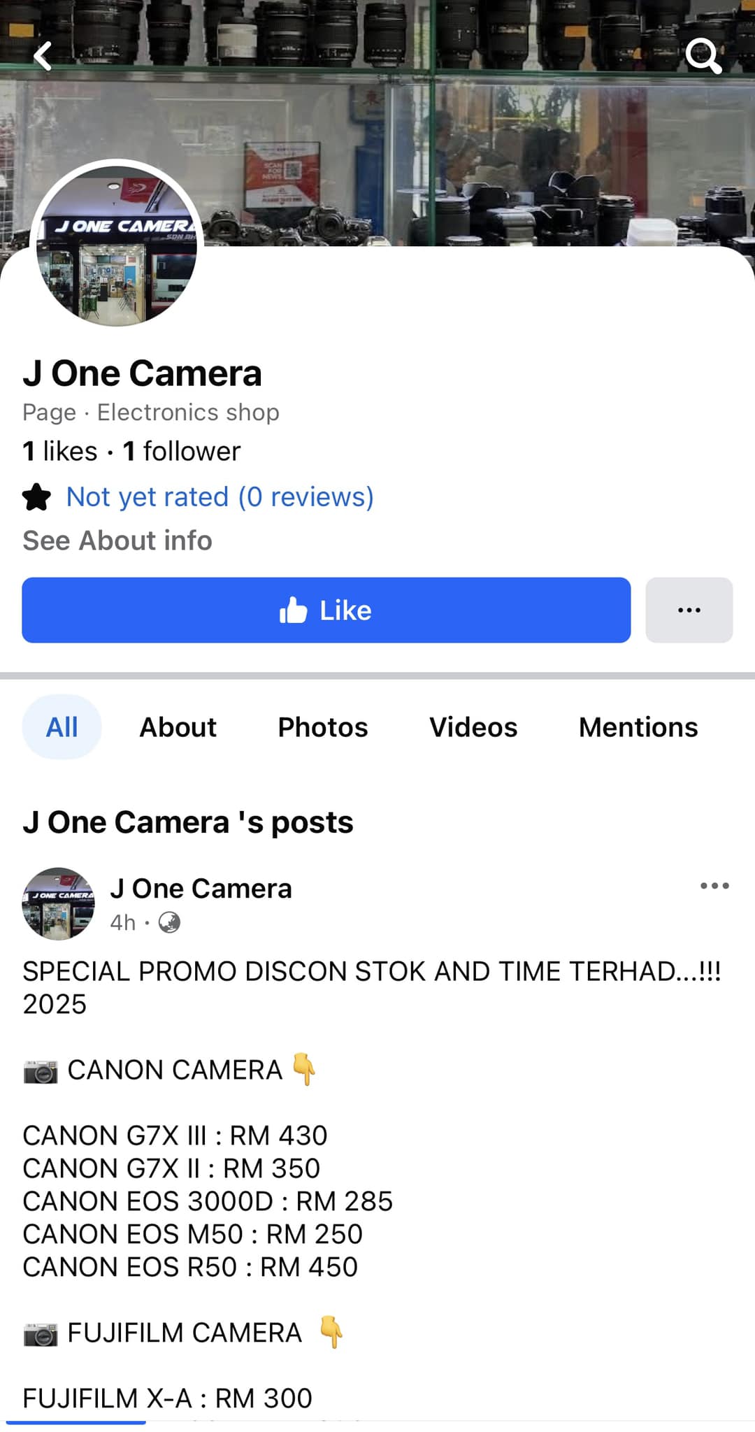 J One Camera | Petaling Jaya