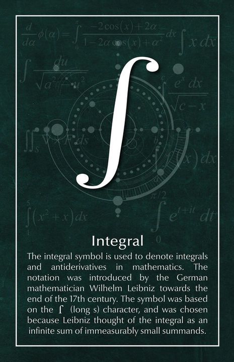 MECATRÓNICA - El Símbolo de la Integral: Origen y... | Facebook