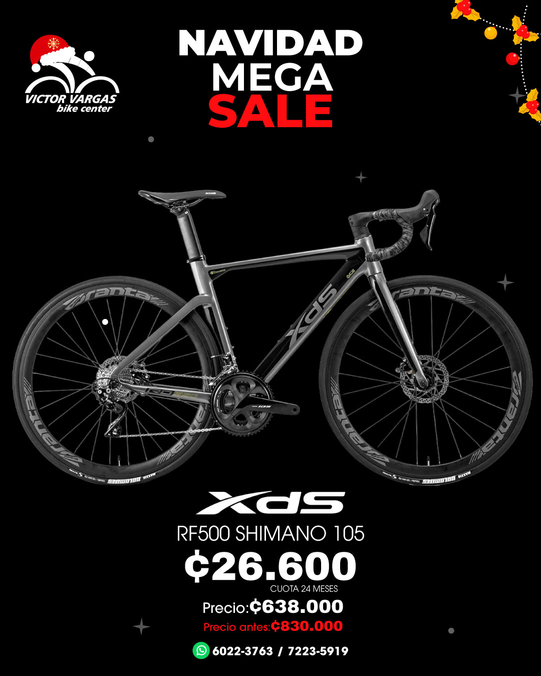 Ciclo - 🔥 Mega Sale Navideño La XDS RF500 con Shimano 105 es una ruta ...
