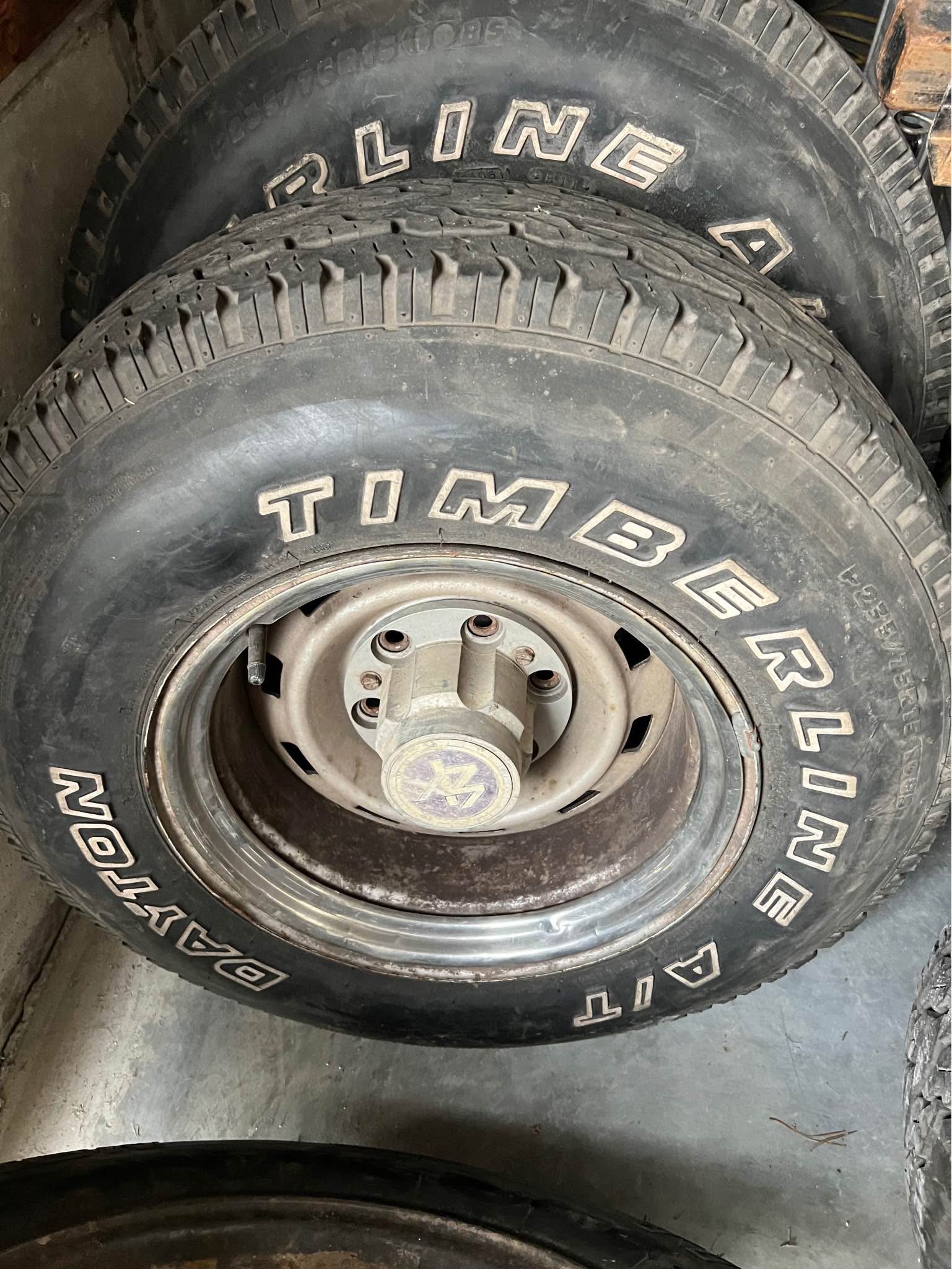 Square body rally rims with tires - Car Wheels, Tires & Parts - Casco ...