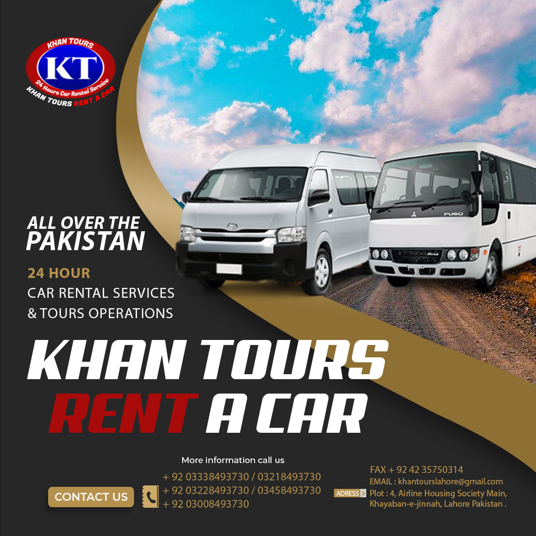 KHAN TOURS & Rent-A-Car | Lahore