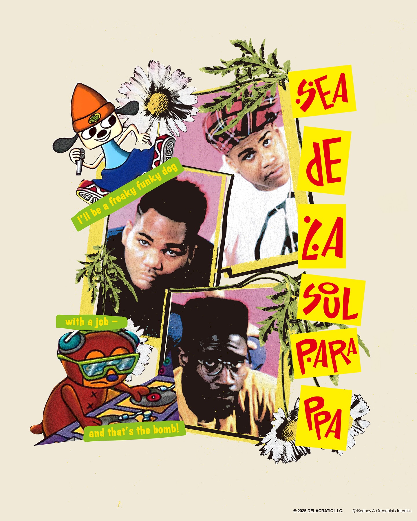 De La Soul×PARAPPA THE RAPPE×WIND AND SEA Collaboration ⁡ WIND AND 
