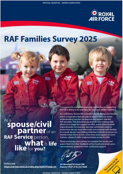 RAF - 2025 Families Continuous Attitude Survey Results Published The ...